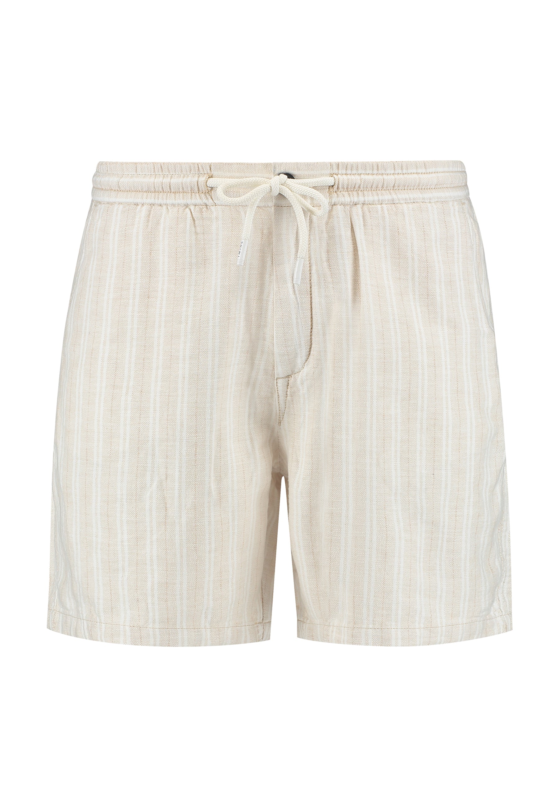 LEWIS linen shorts yarn dye stripes | beige