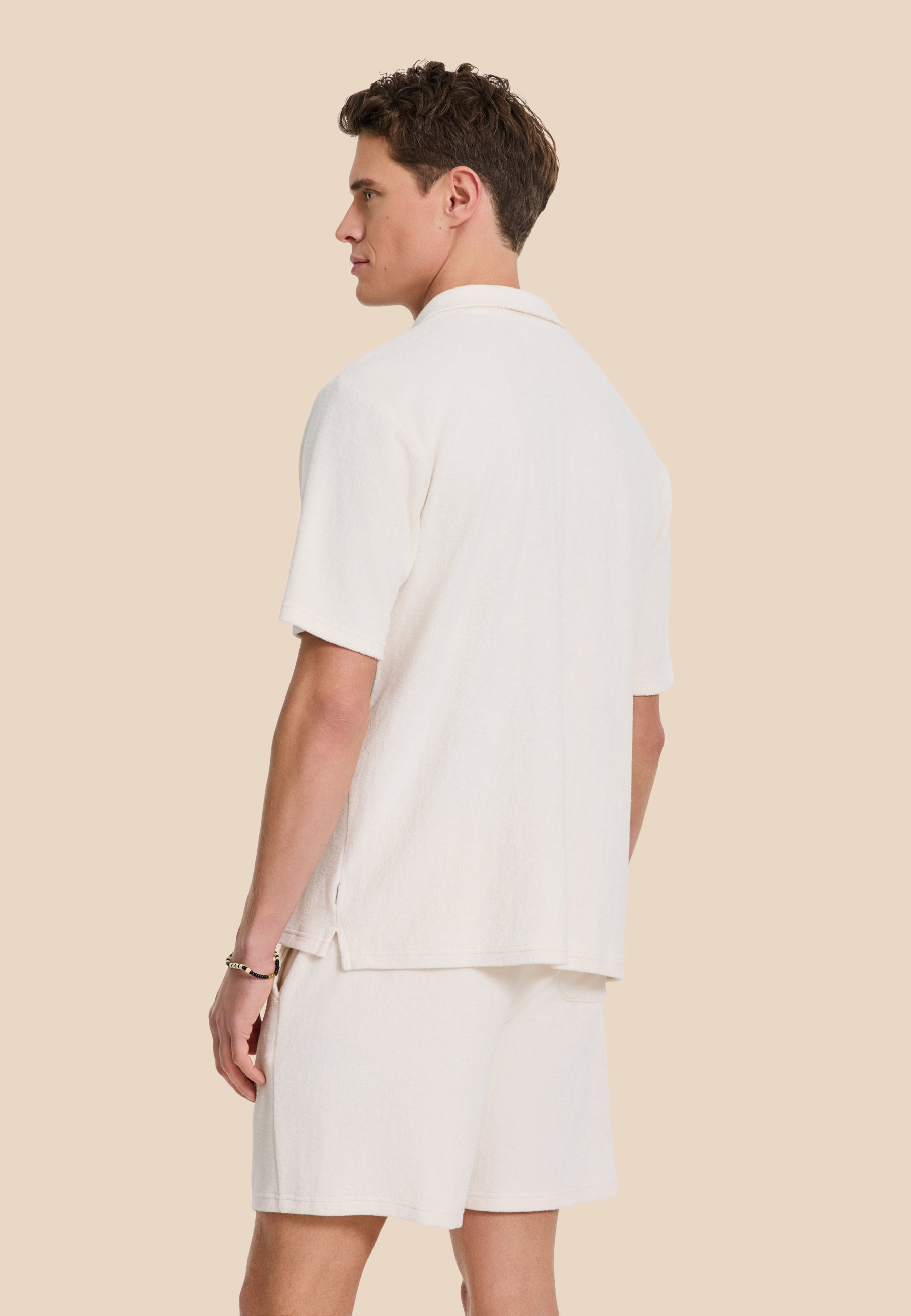 NICO toweling polo solid | white