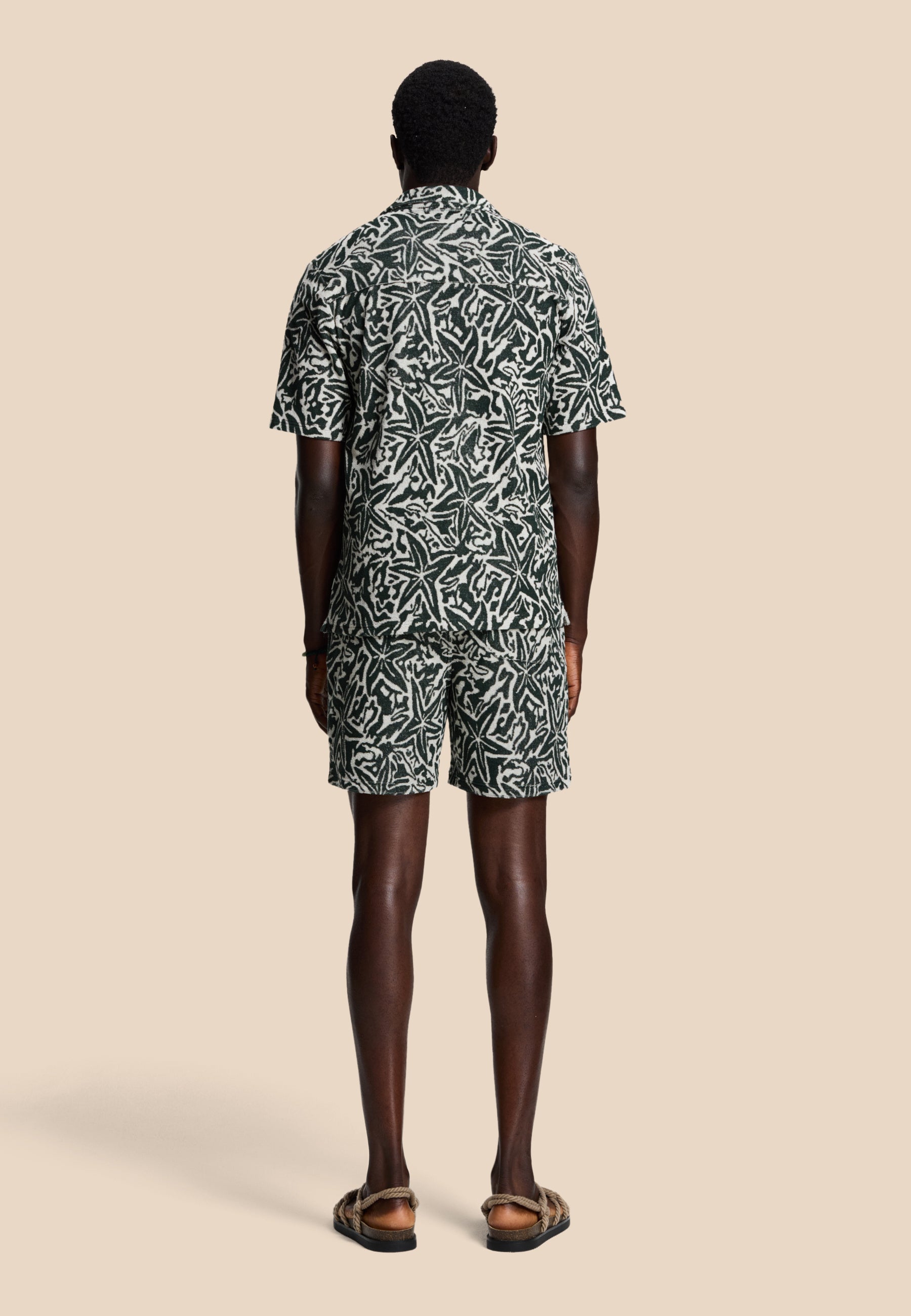 TED short sleeve shirt starfish | green leaf
