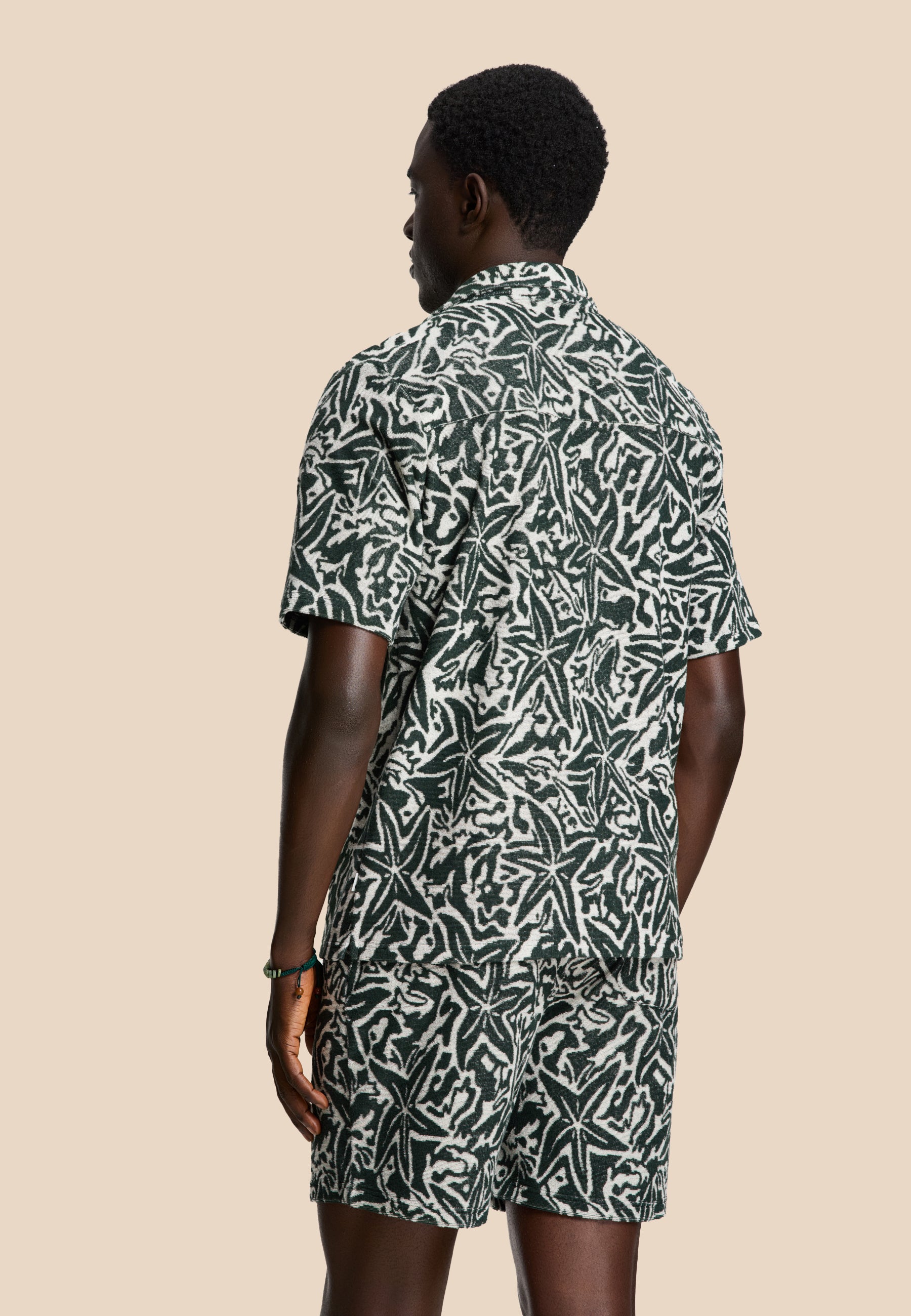 TED short sleeve shirt starfish | green leaf