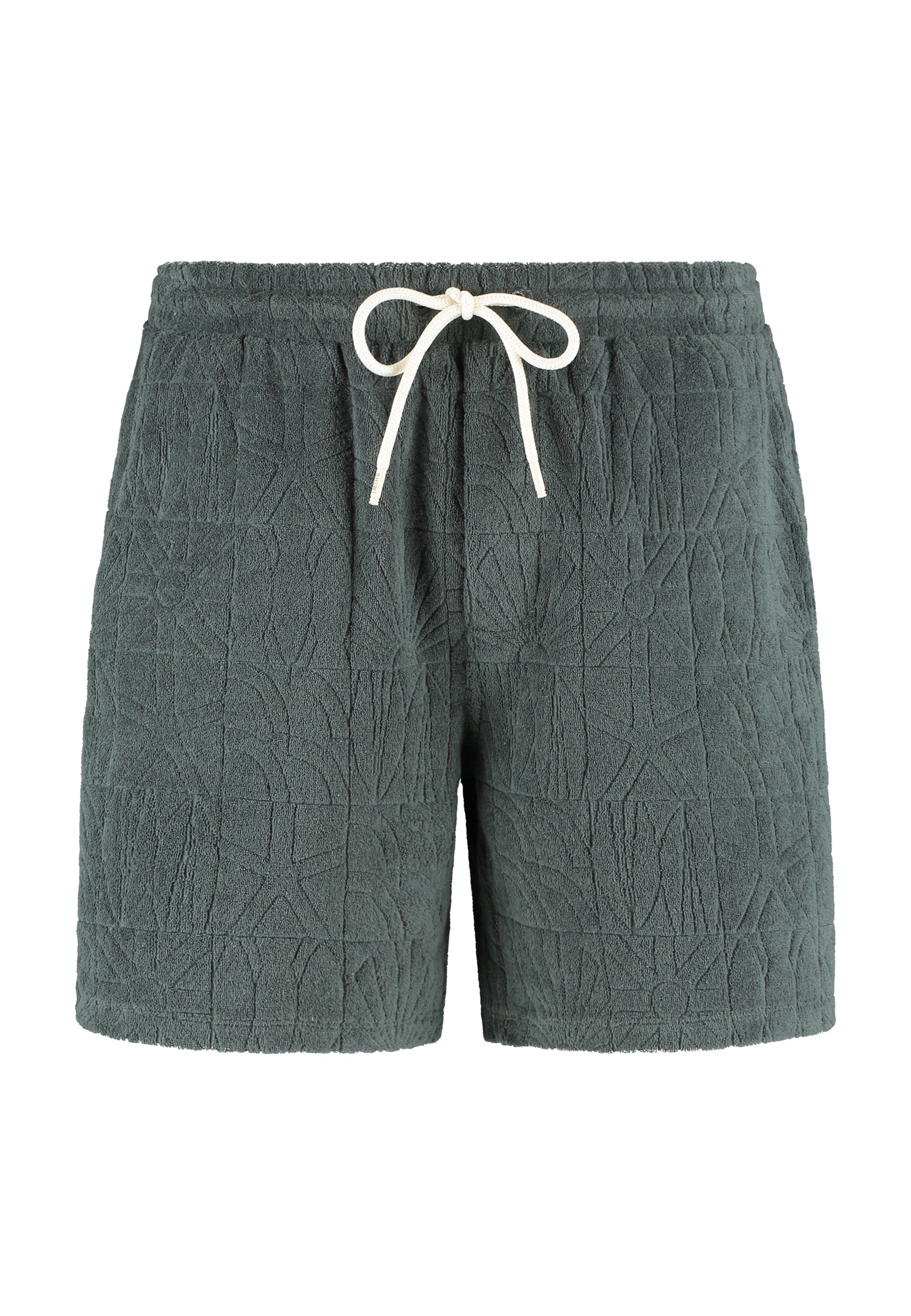 TONY toweling shorts geo sun