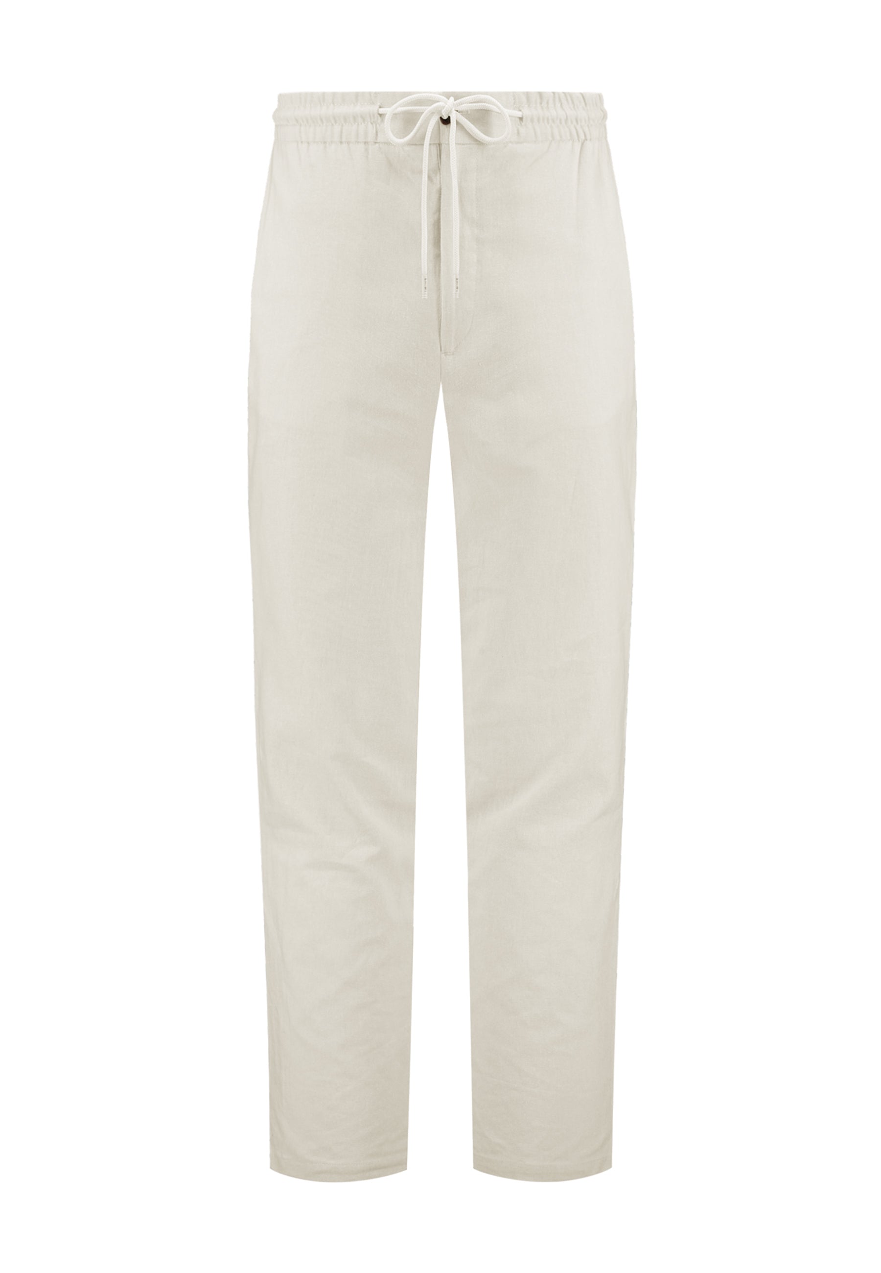 LUKE linen trousers solid | beige