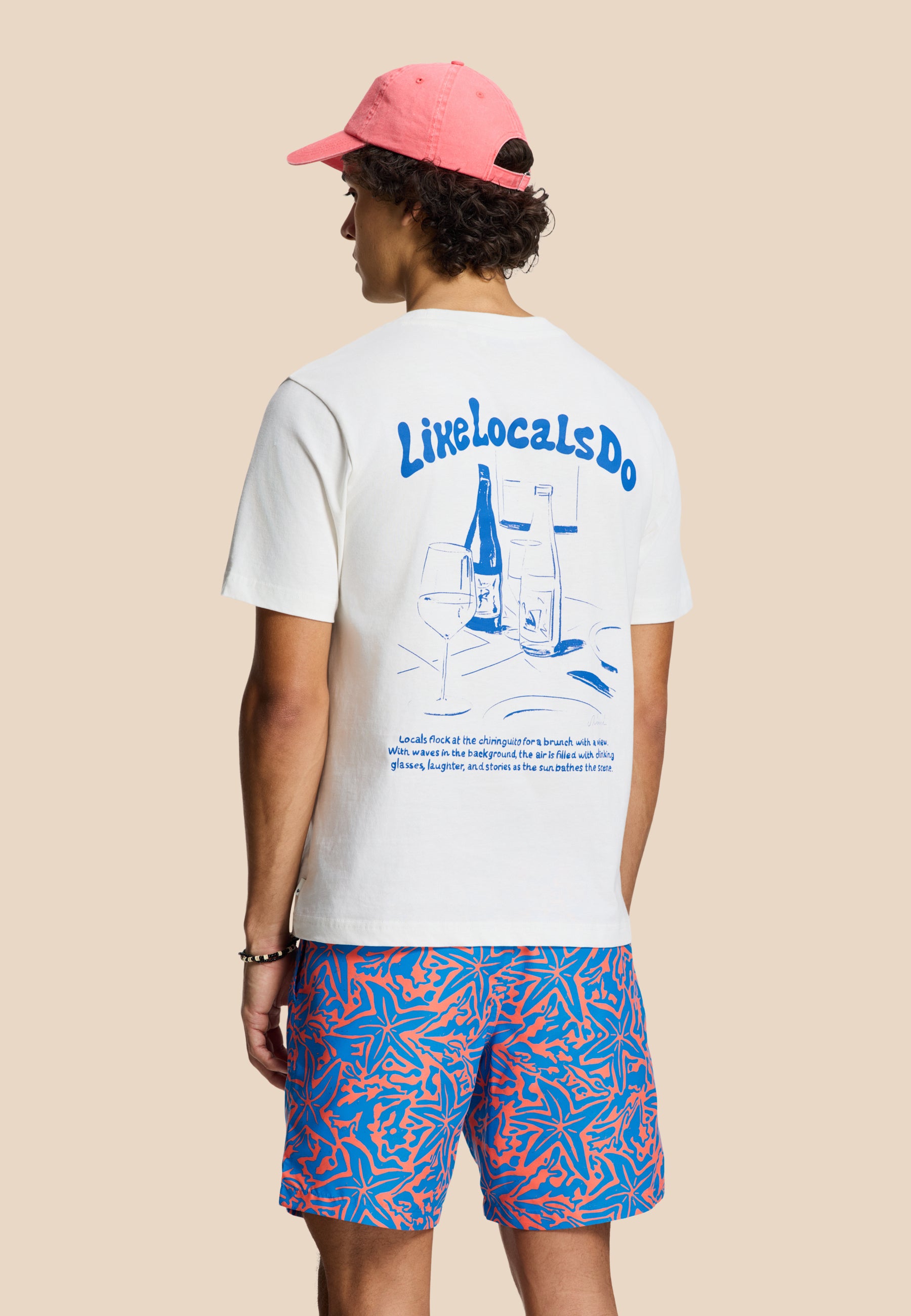 LIAM regular t-shirt like locals do | white