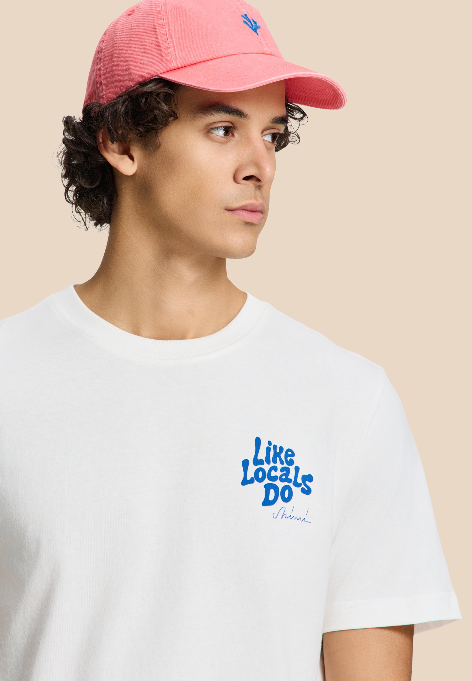 LIAM regular t-shirt like locals do | white