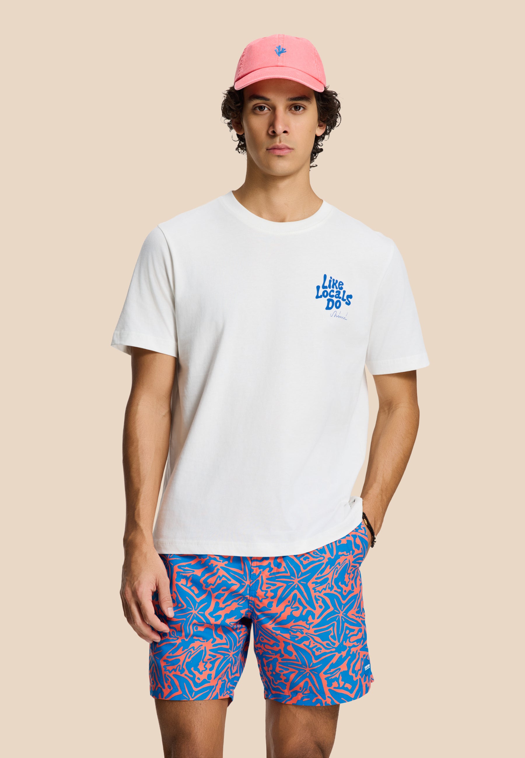 LIAM regular t-shirt like locals do | white