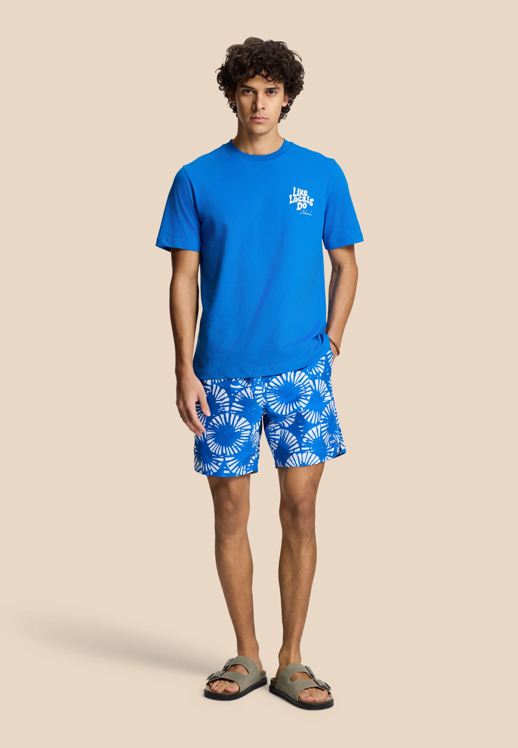LIAM regular t-shirt like locals do | blue kobalt