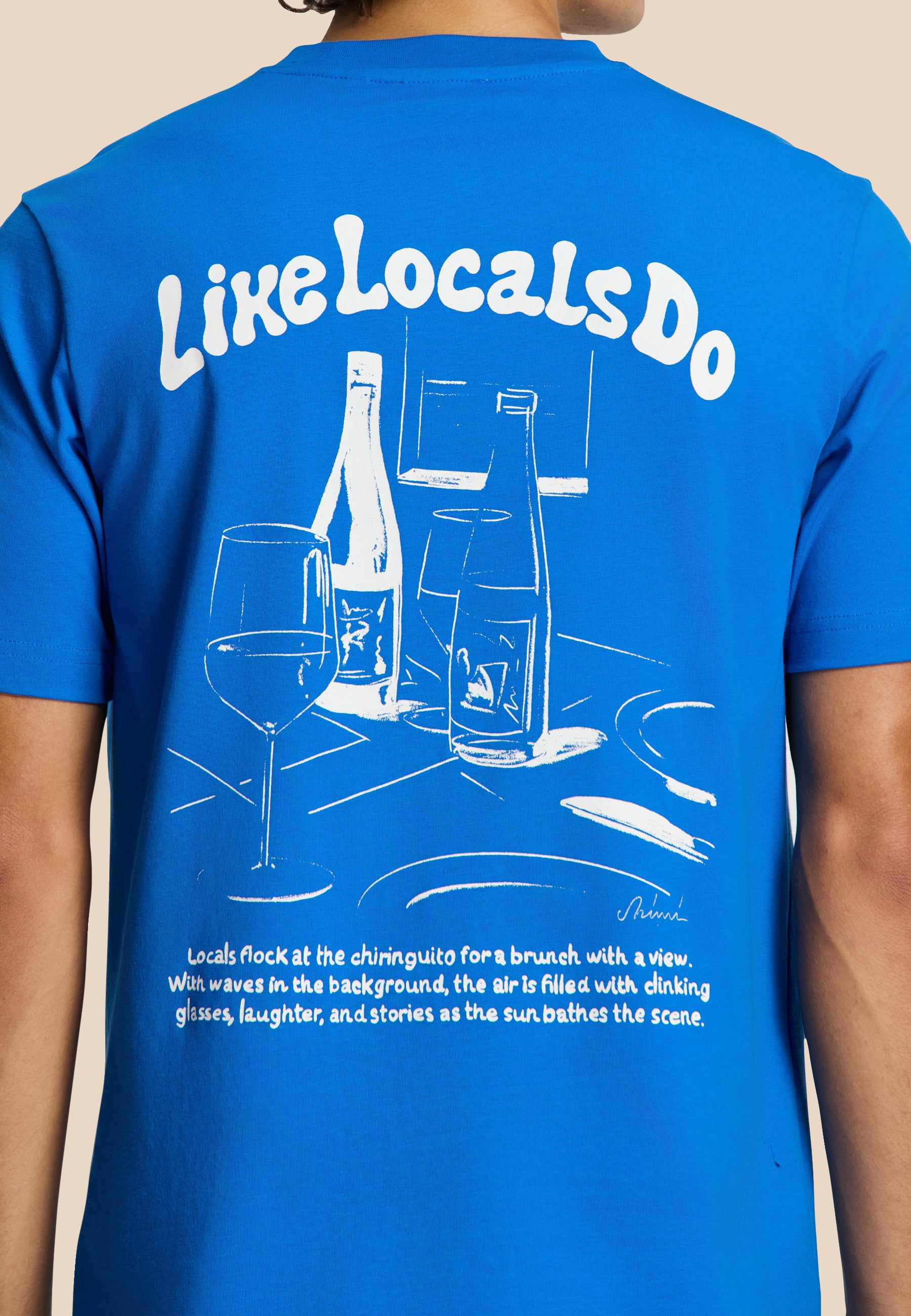LIAM regular t-shirt like locals do | blue kobalt