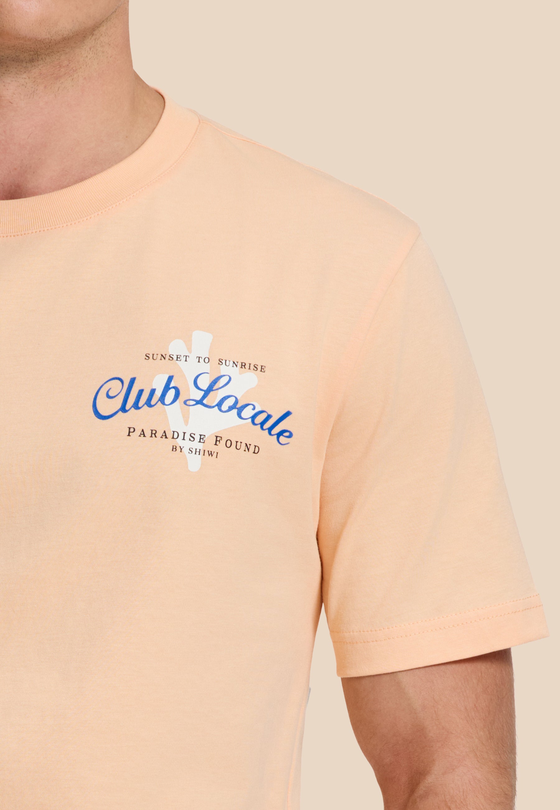 LIAM regular t-shirt paradise | orange peaches