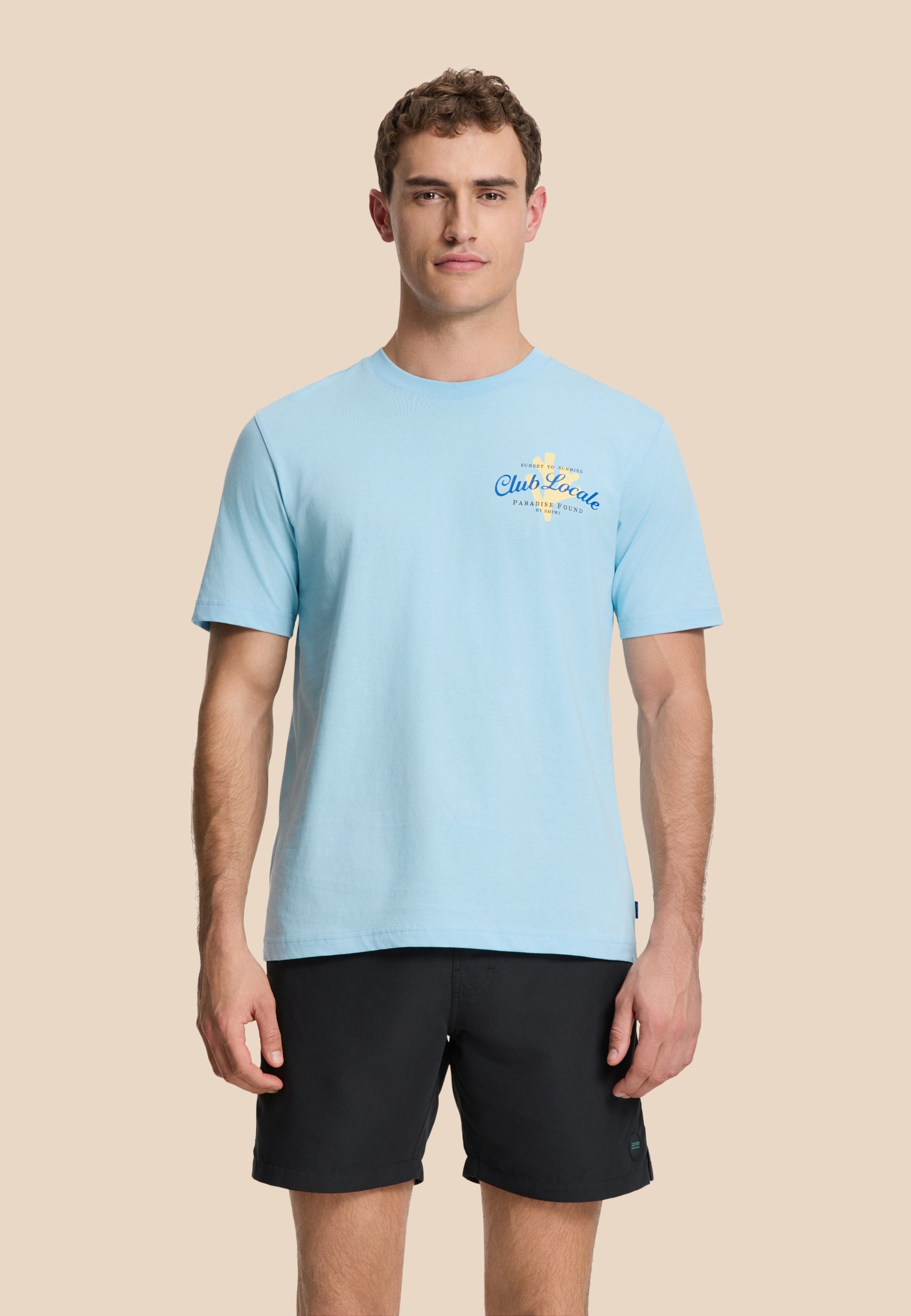 MIKE swim shorts solid | black