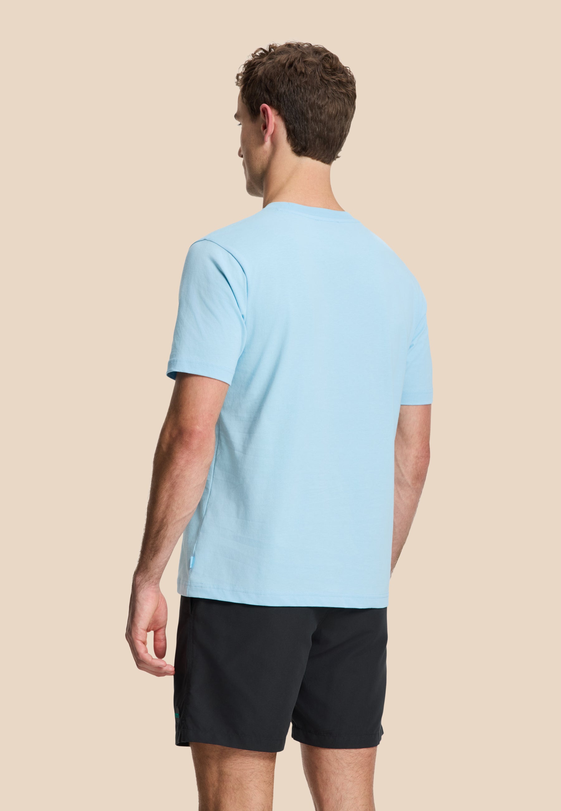 LIAM regular t-shirt paradise | blue sky