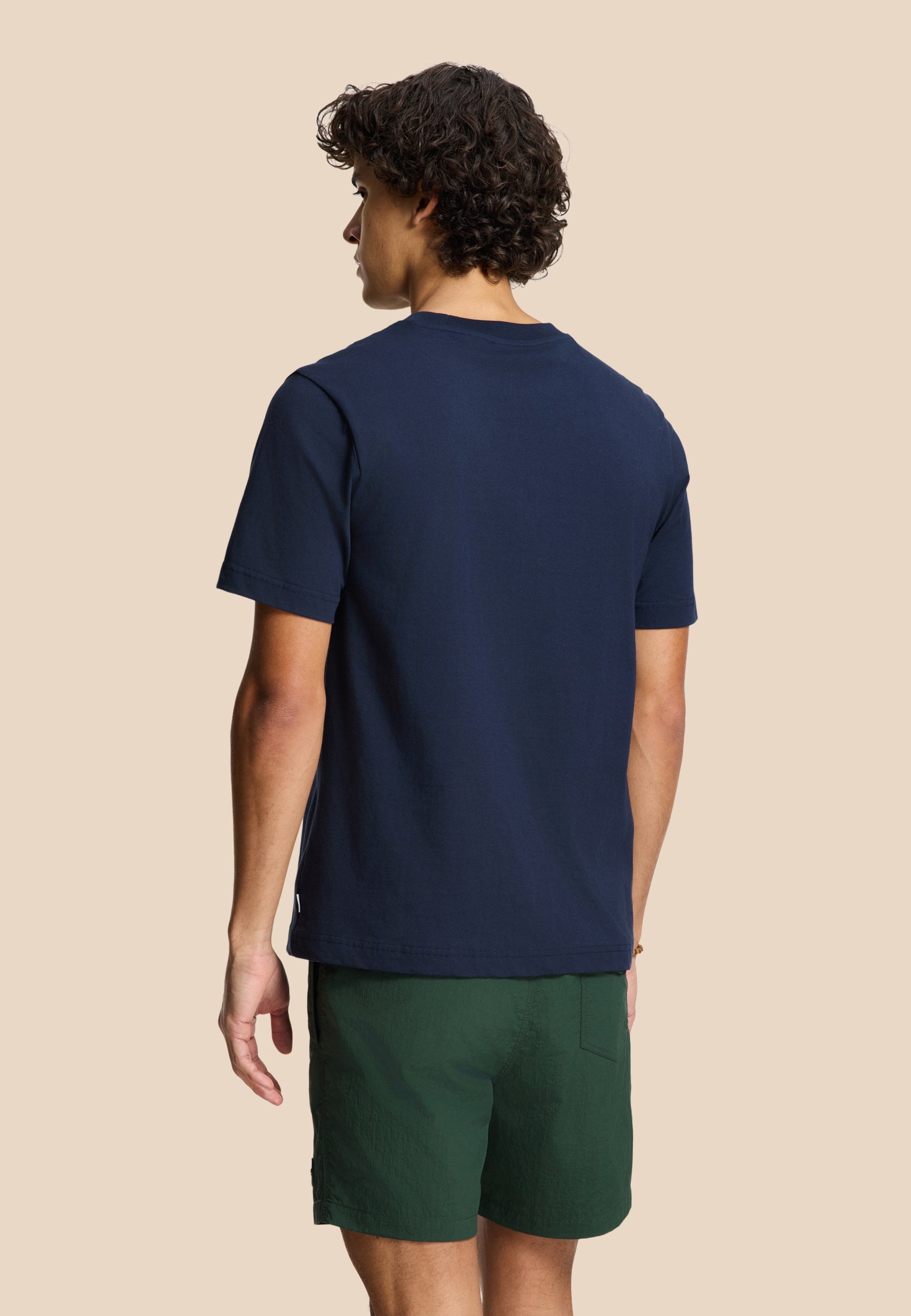 LIAM regular t-shirt blue tides | dark navy