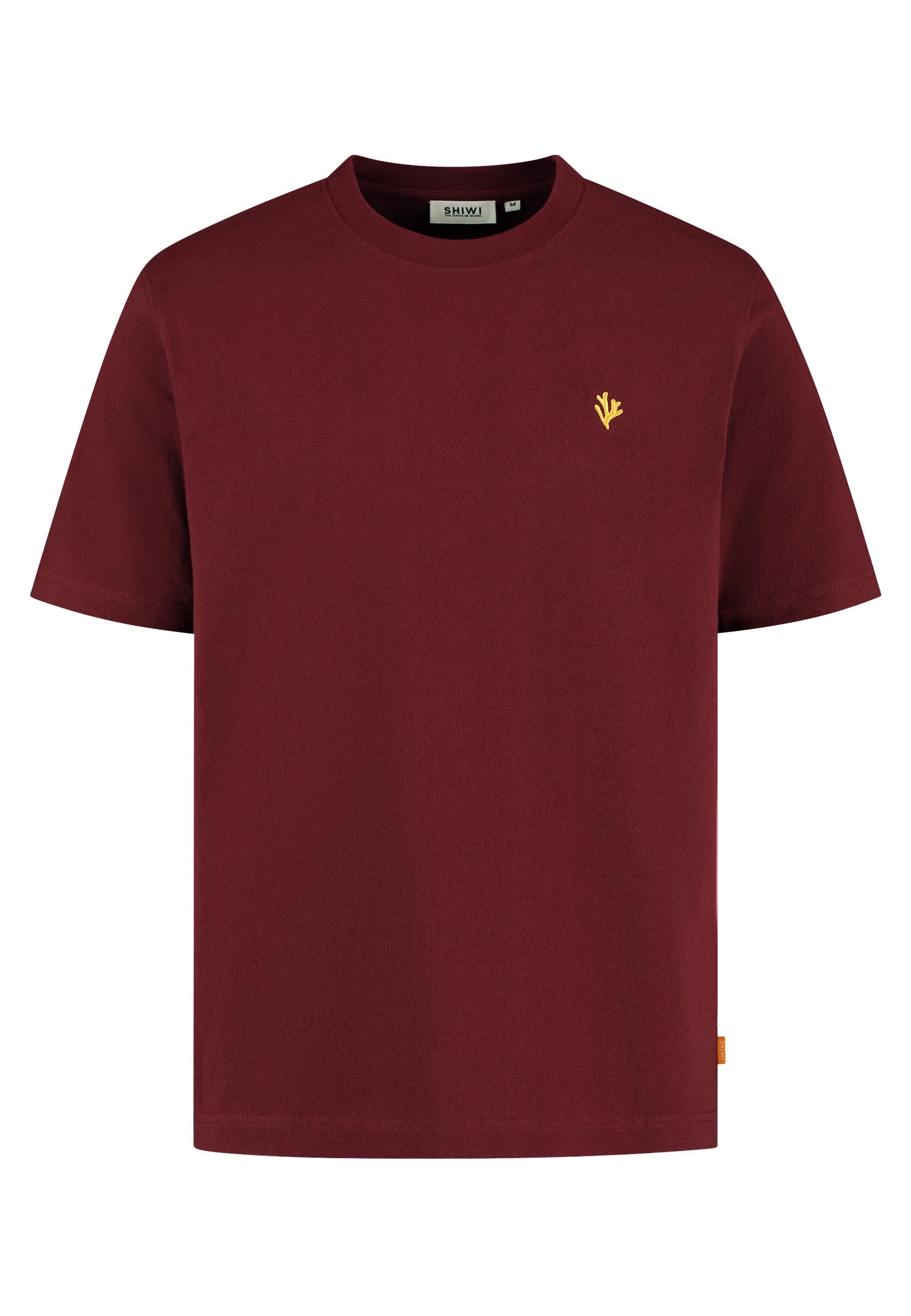 FINN relaxed t-shirt coral logo | red earth