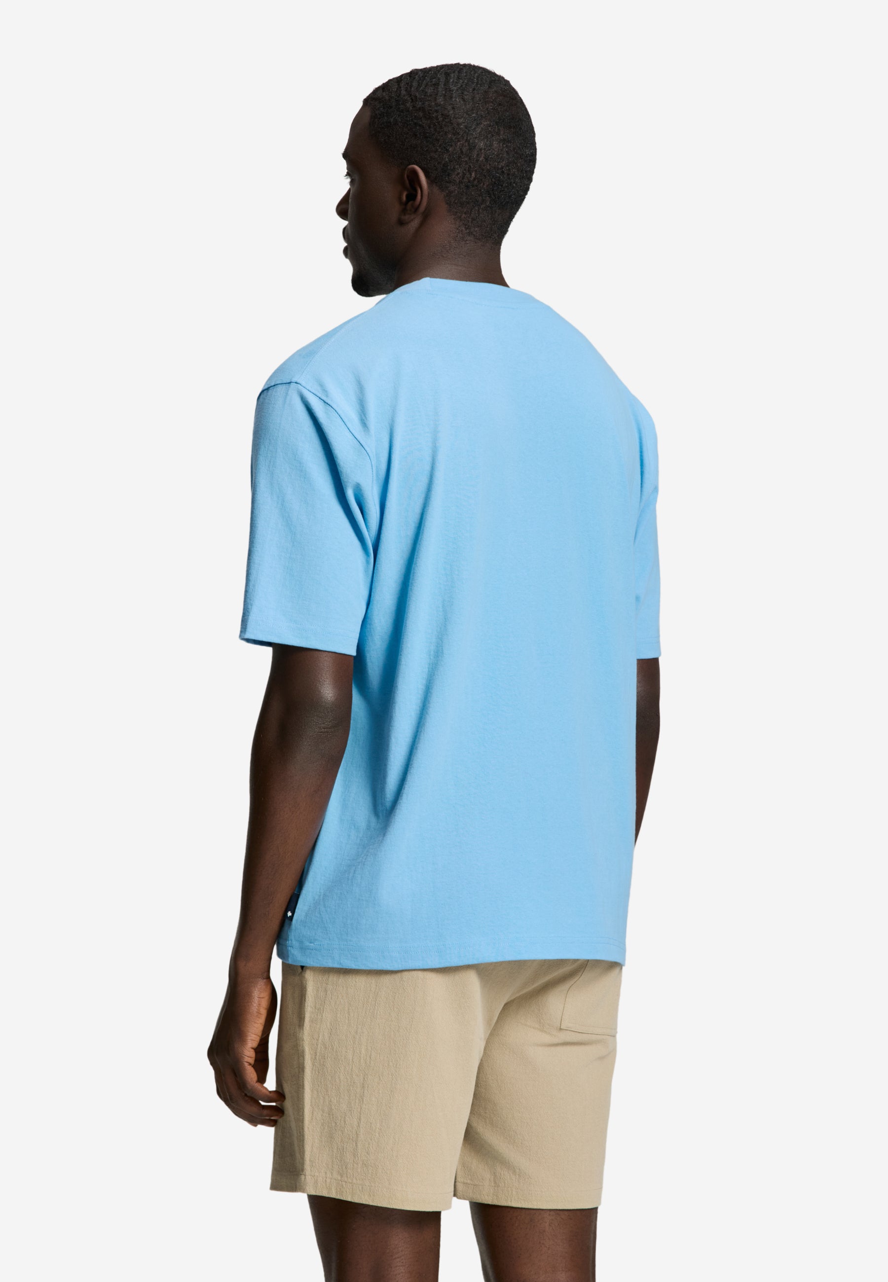 FINN relaxed t-shirt coral logo | blue harbor