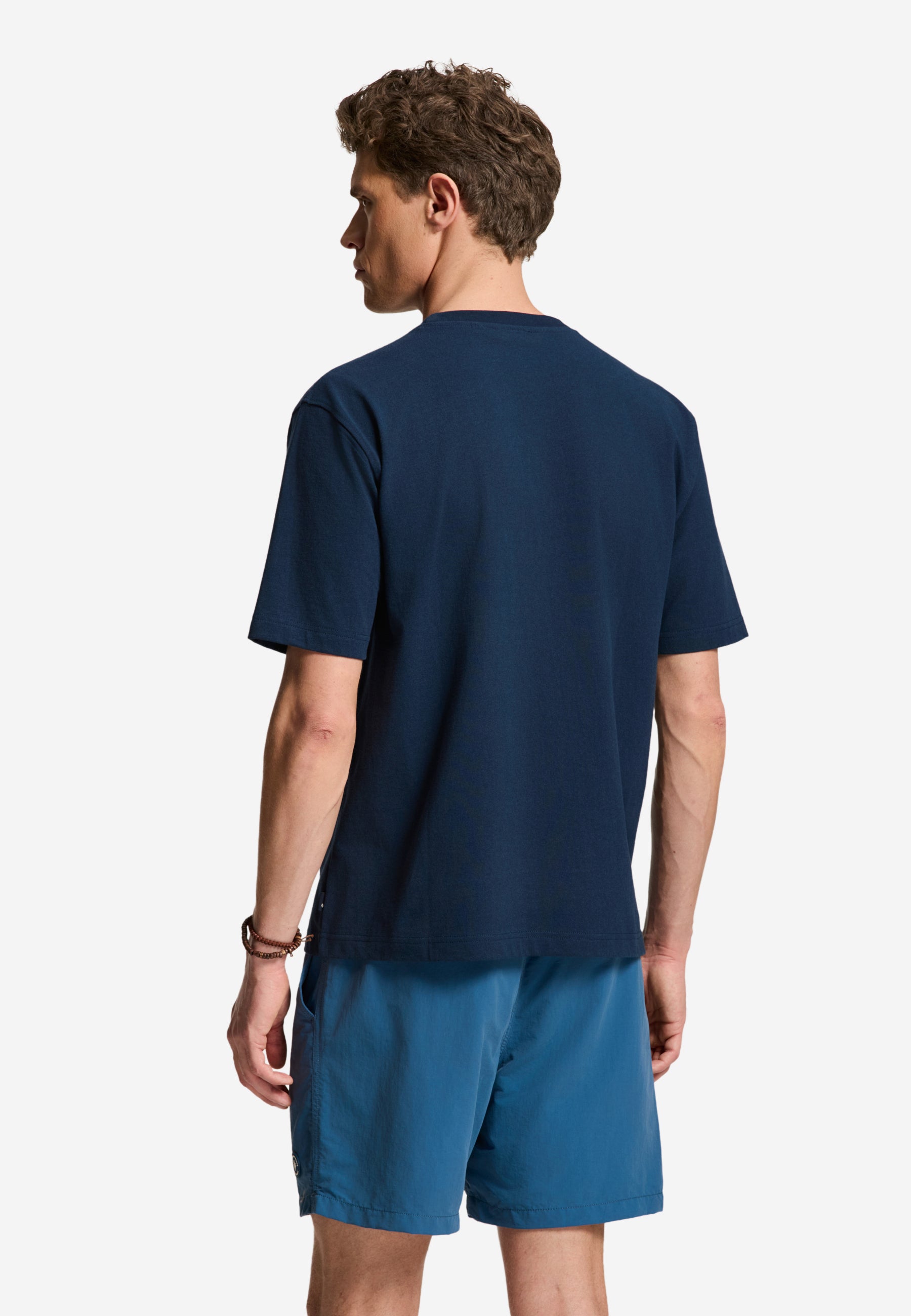 FINN relaxed t-shirt coral logo | dark navy - Shiwi