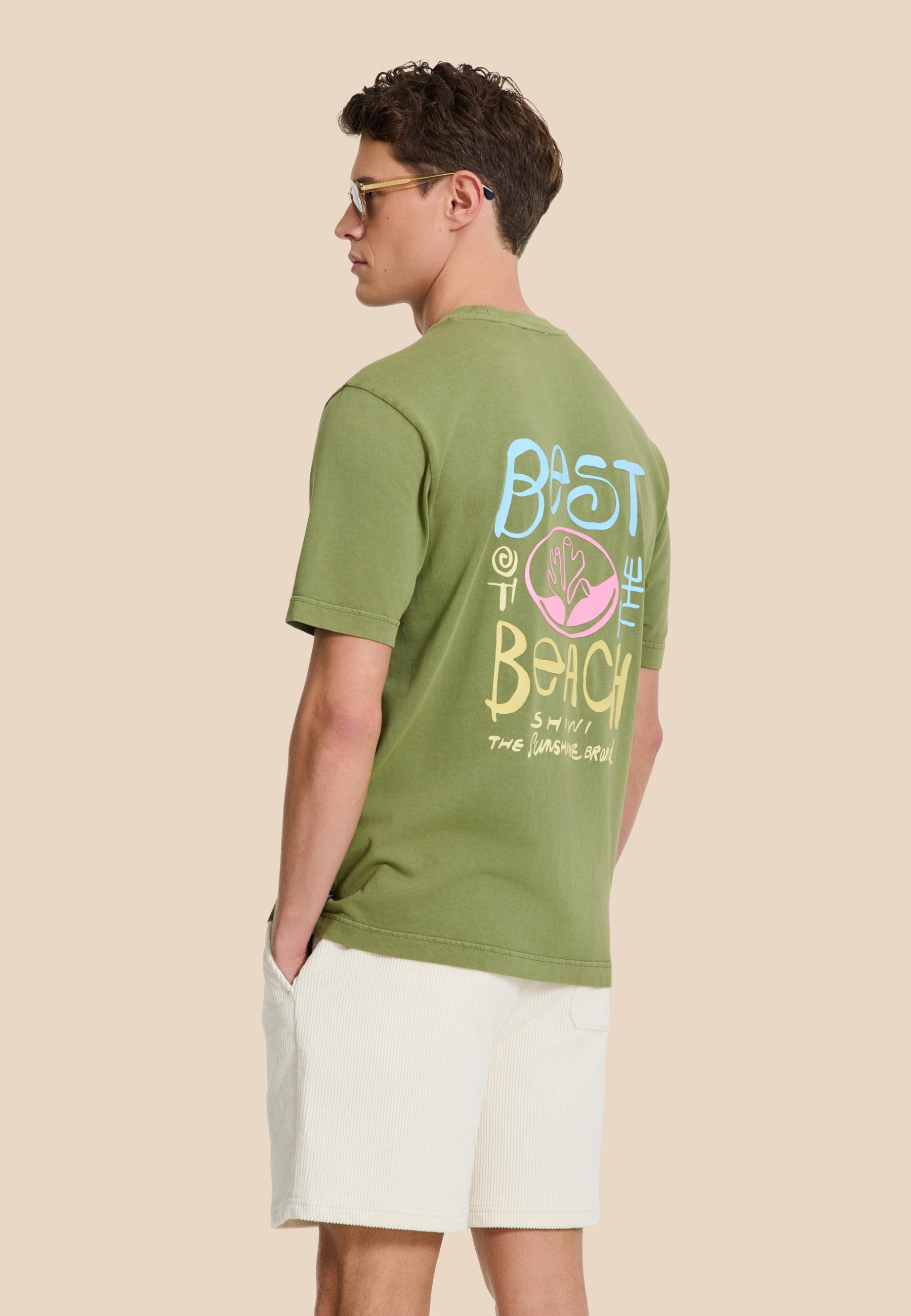 FINN relaxed t-shirt best of the beach | green fern