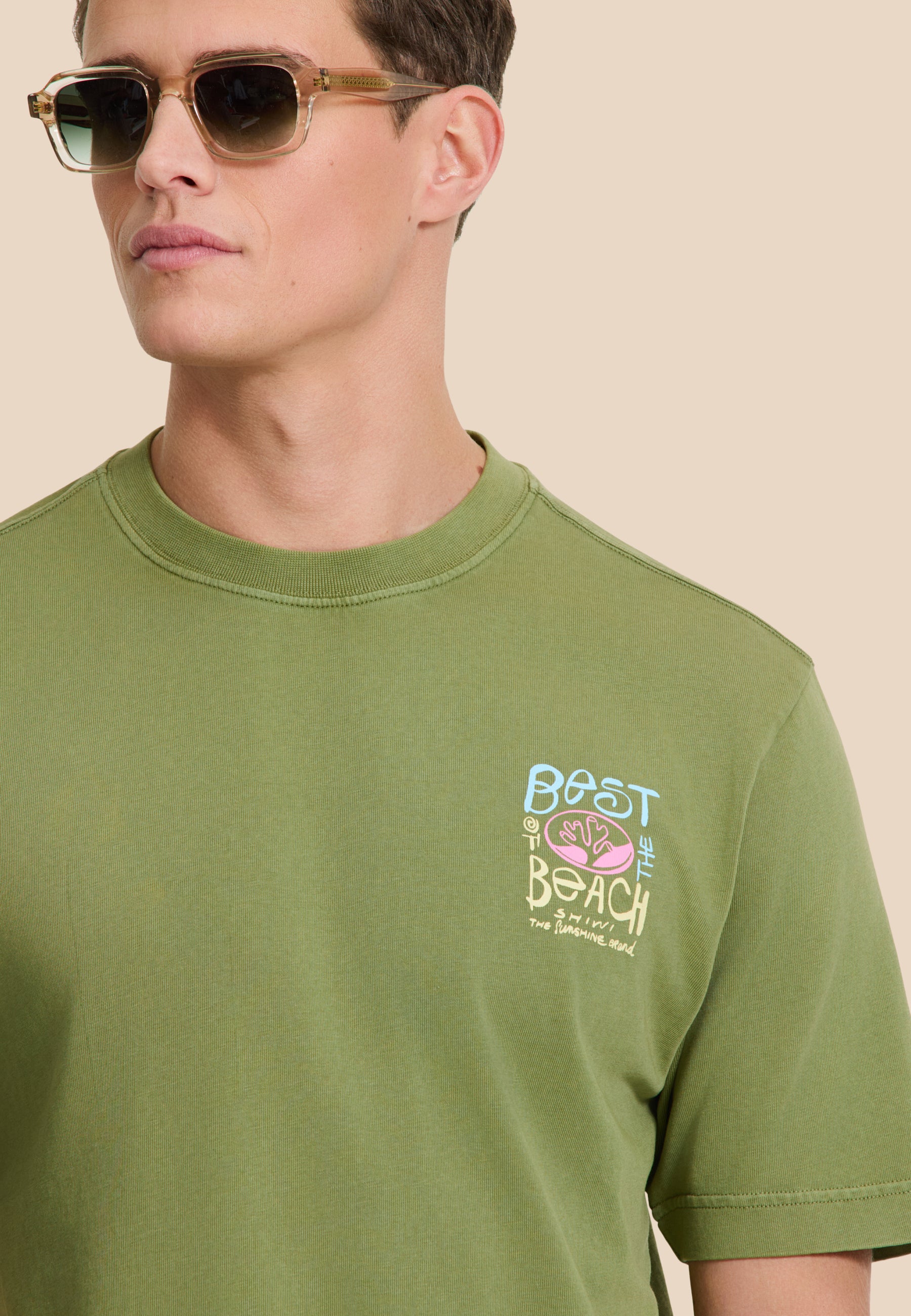 FINN relaxed t-shirt best of the beach | green fern