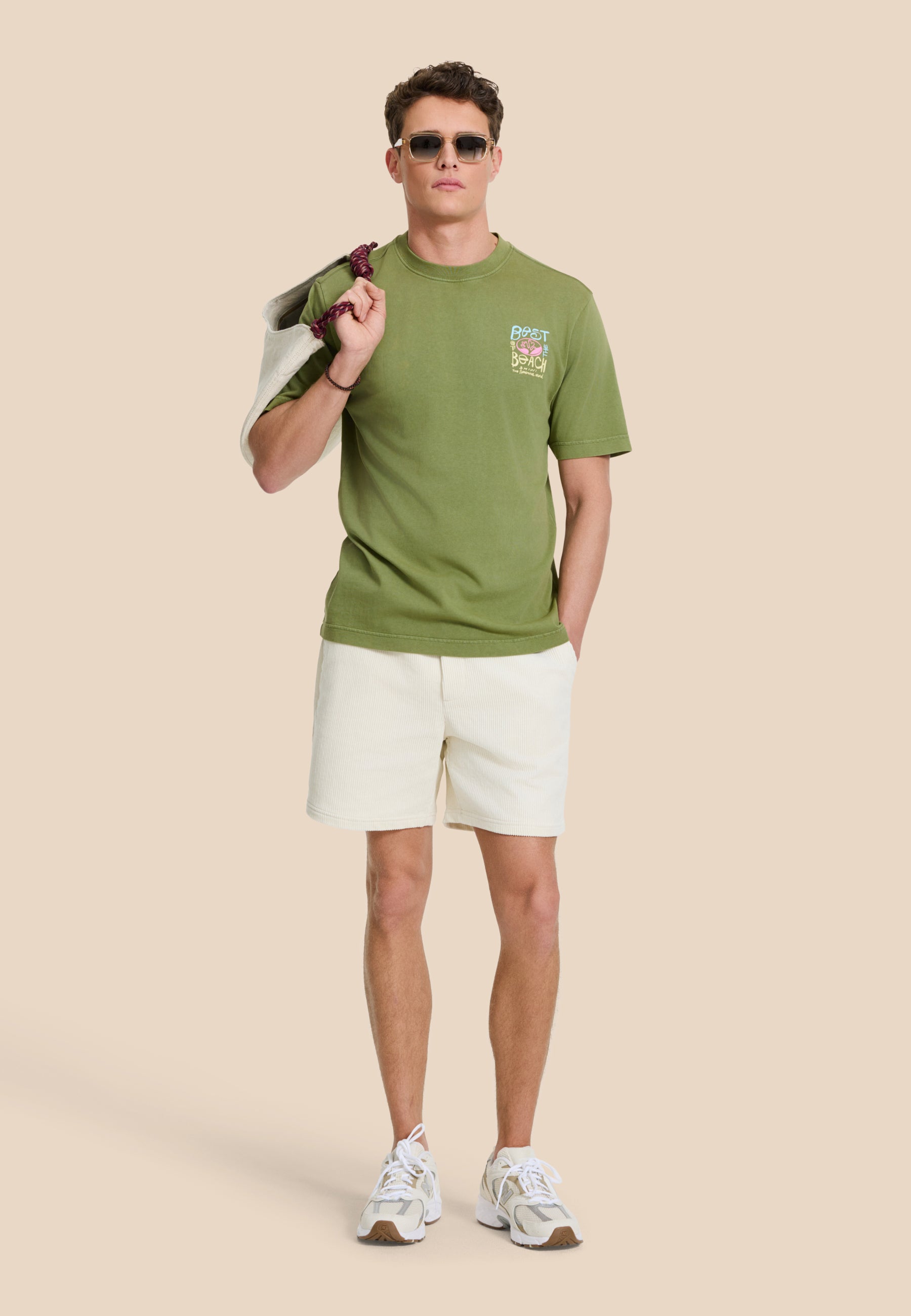 FINN relaxed t-shirt best of the beach | green fern