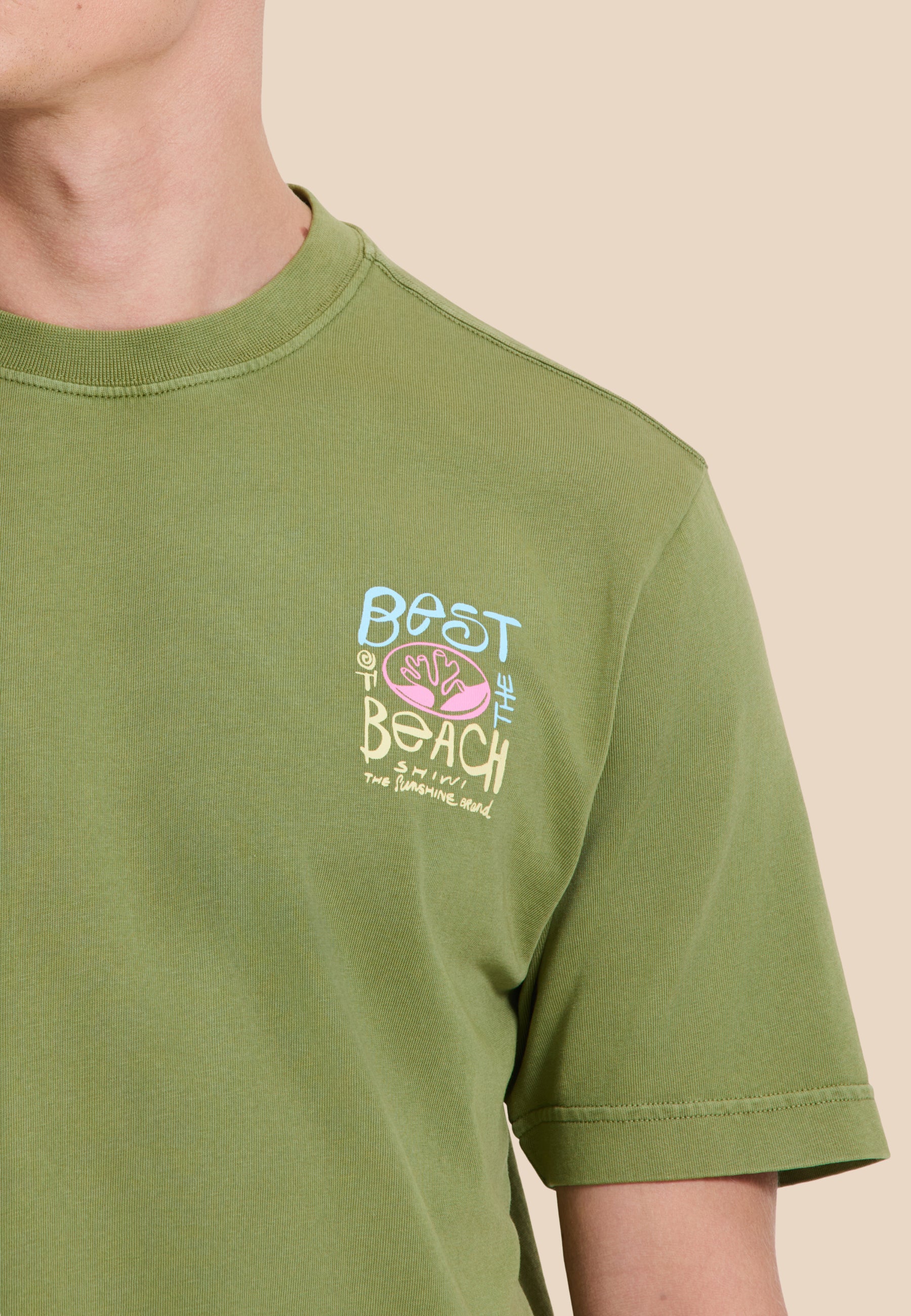 FINN relaxed t-shirt best of the beach | green fern