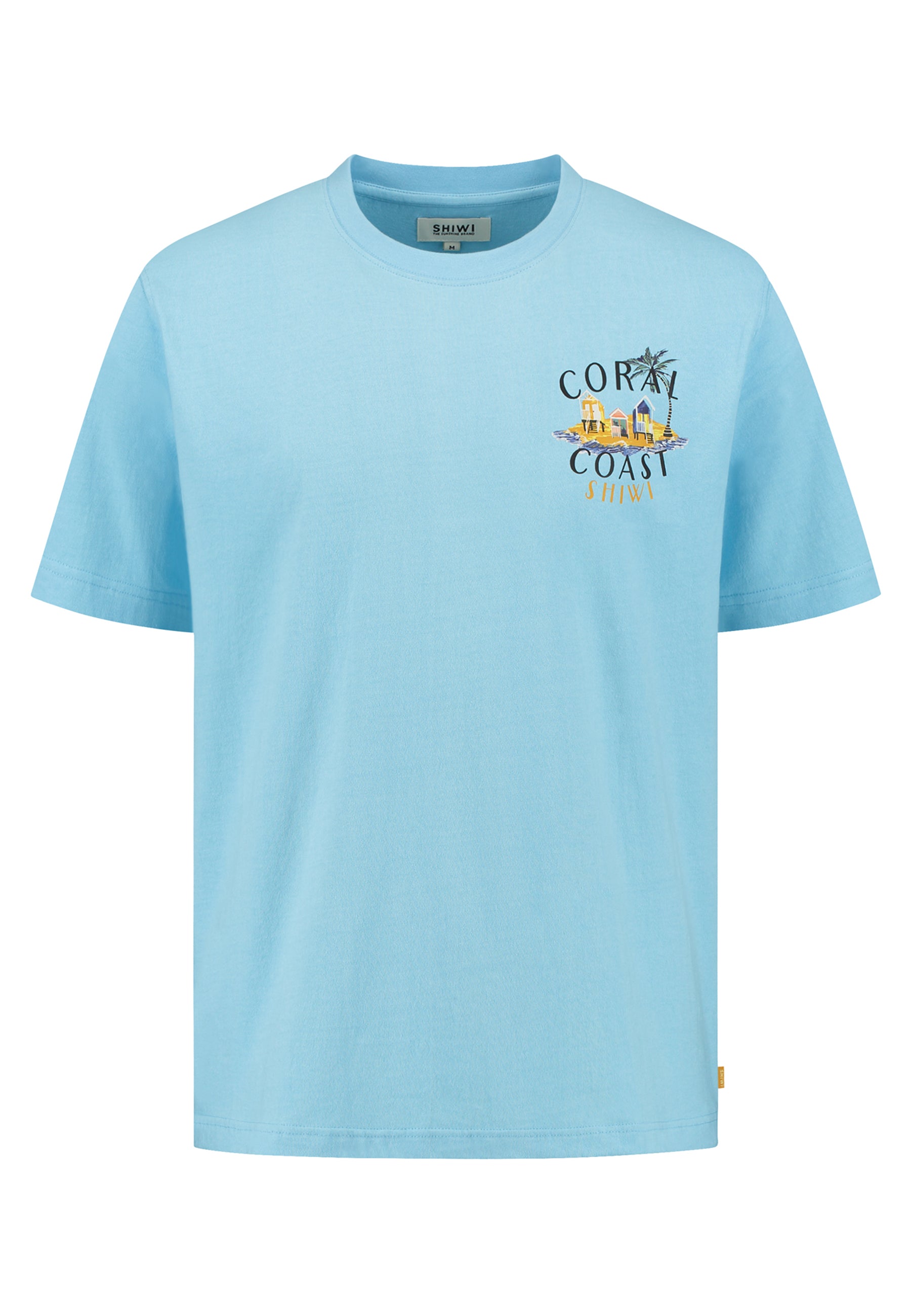 FINN relaxed t-shirt sketched island | blue sky