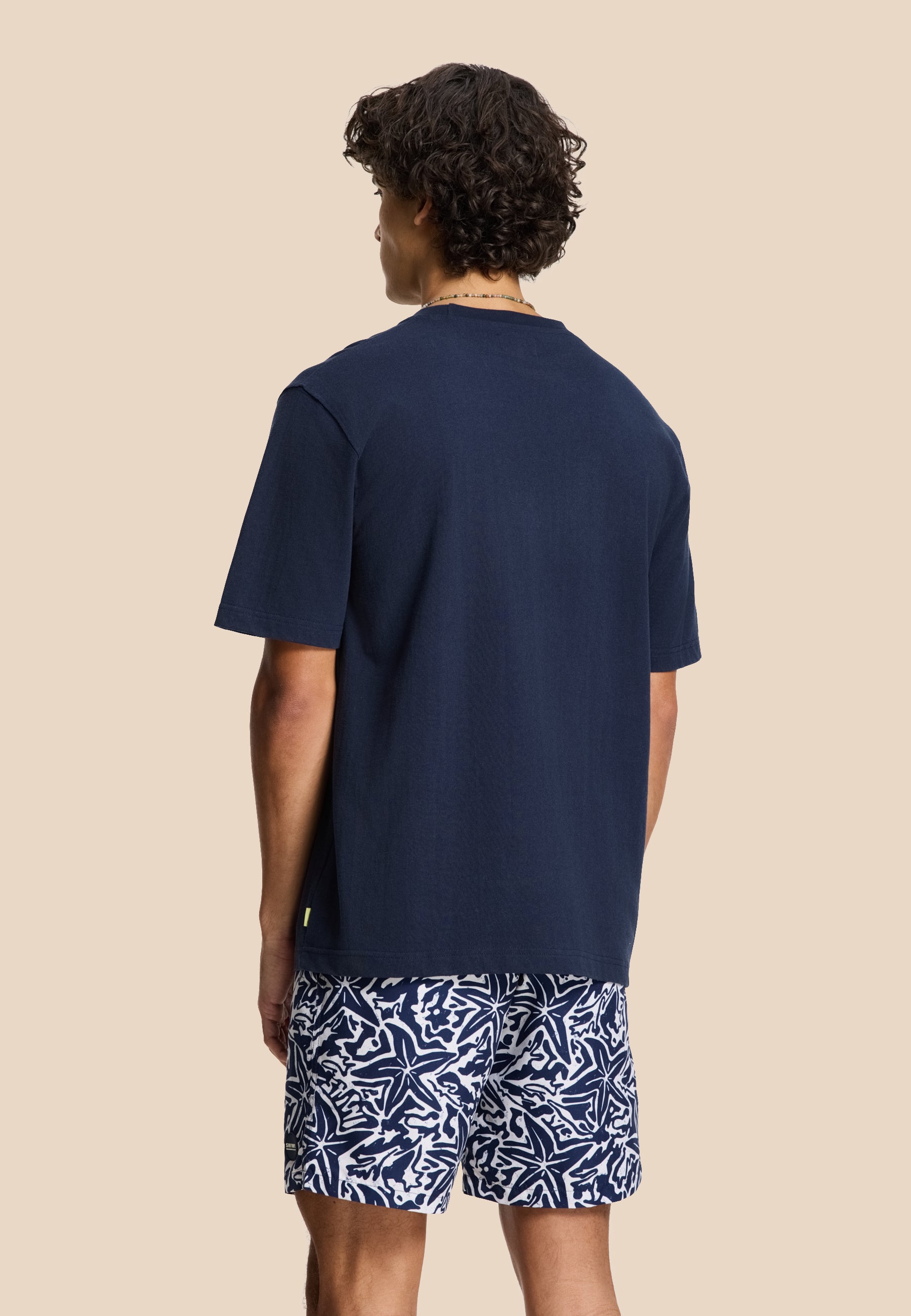 FINN relaxed t-shirt coral coast | dark navy