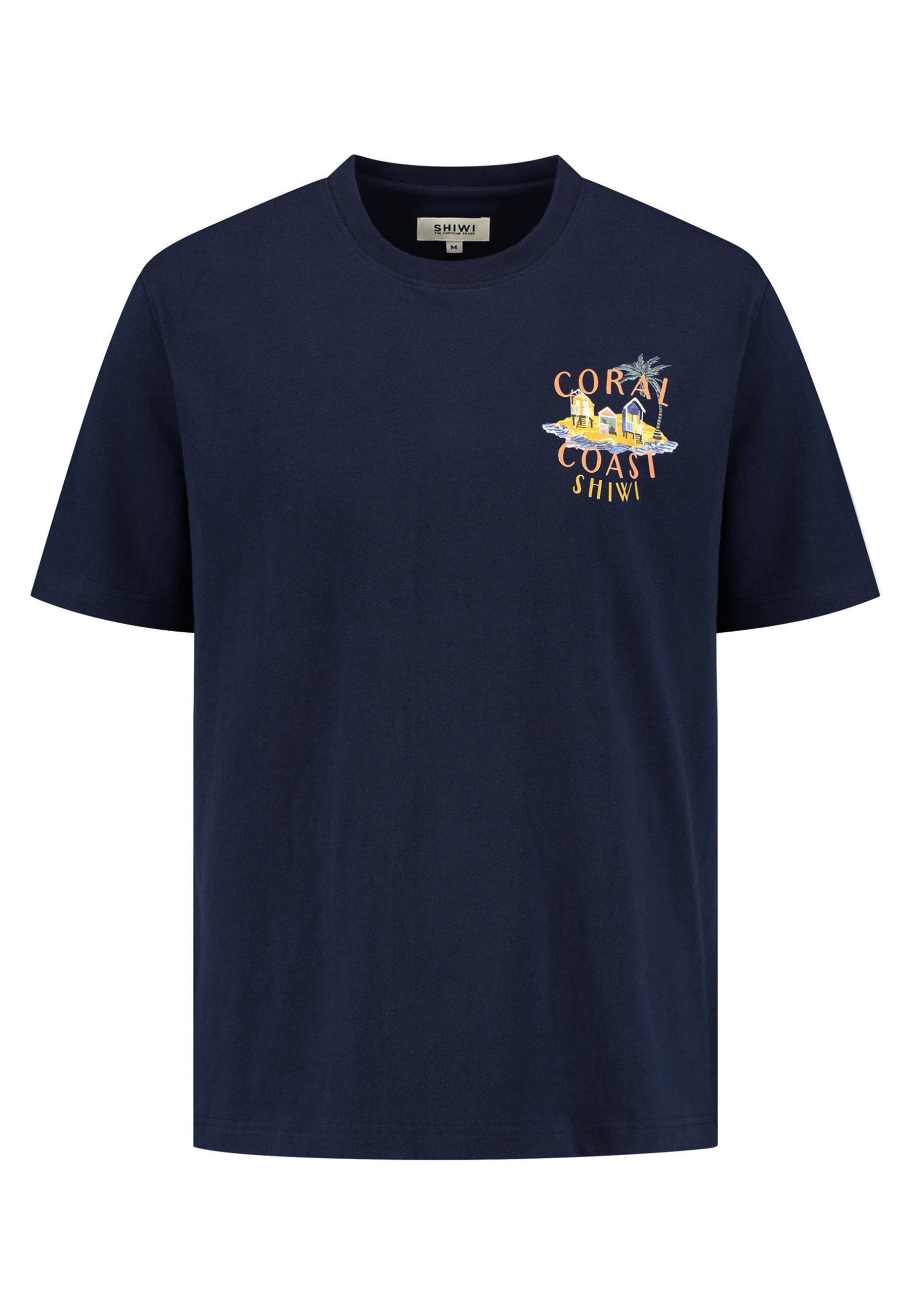 FINN relaxed t-shirt coral coast | dark navy