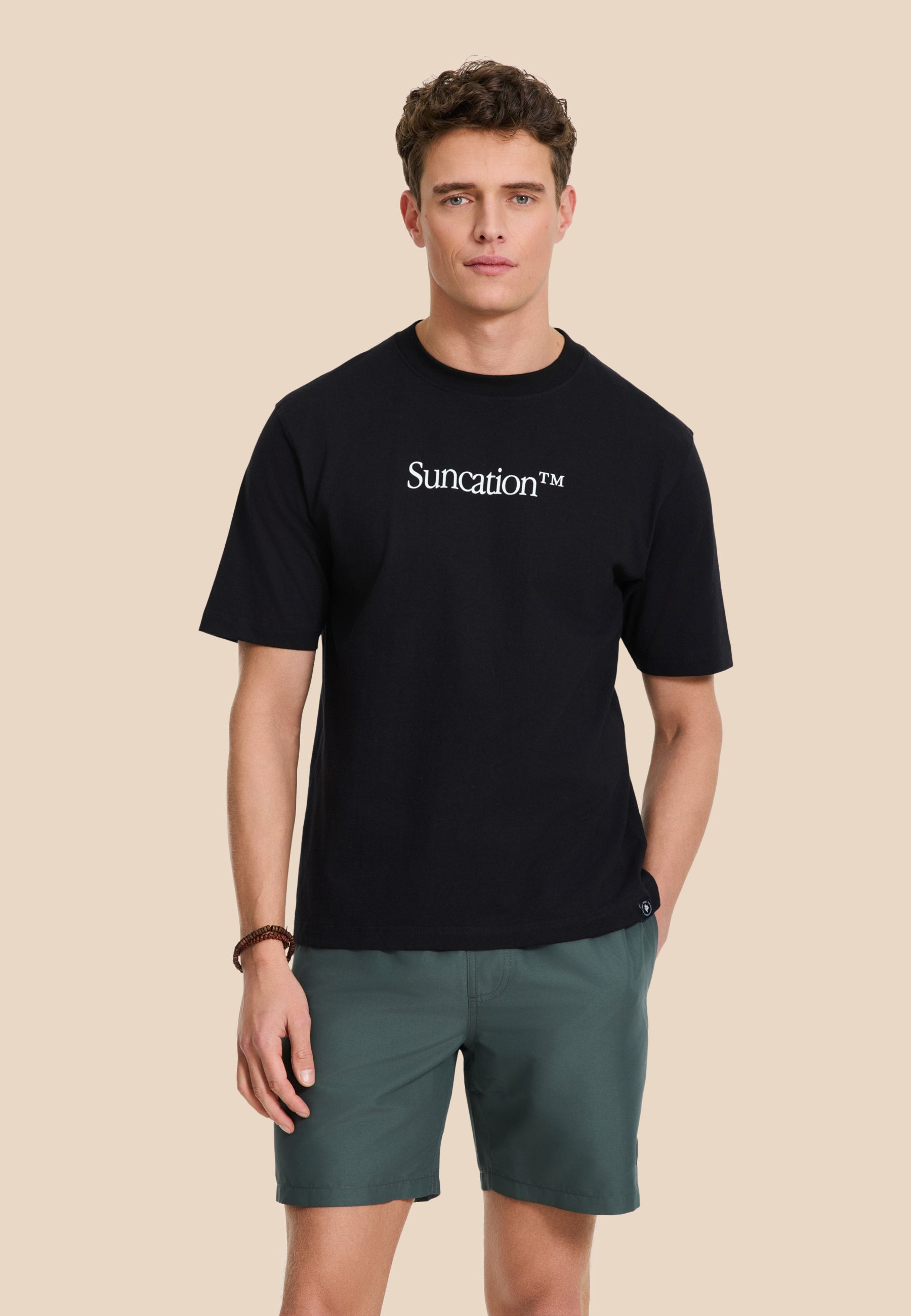 FINN relaxed t-shirt suncation | black