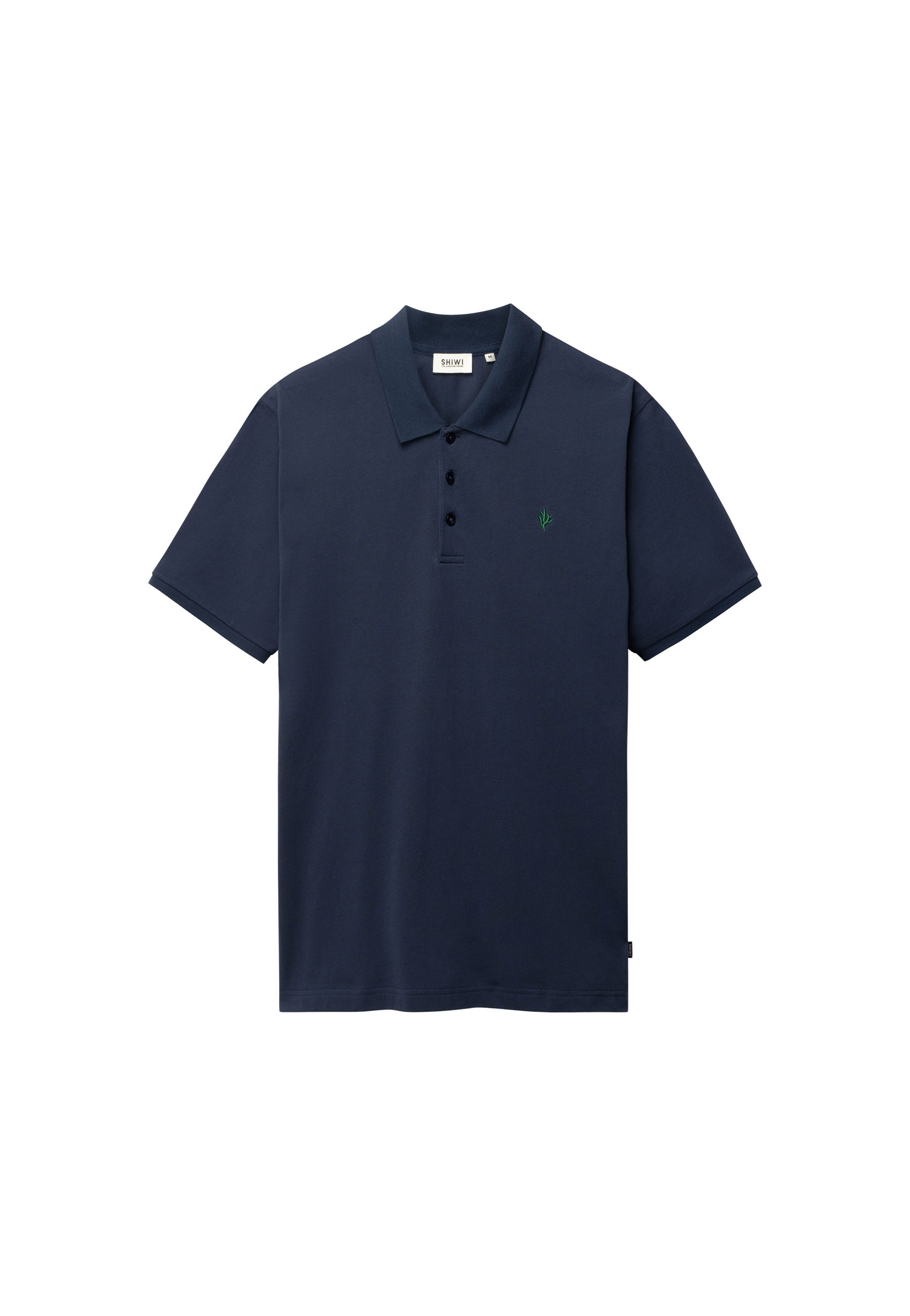JUSTIN regular polo solid | blue dark navy