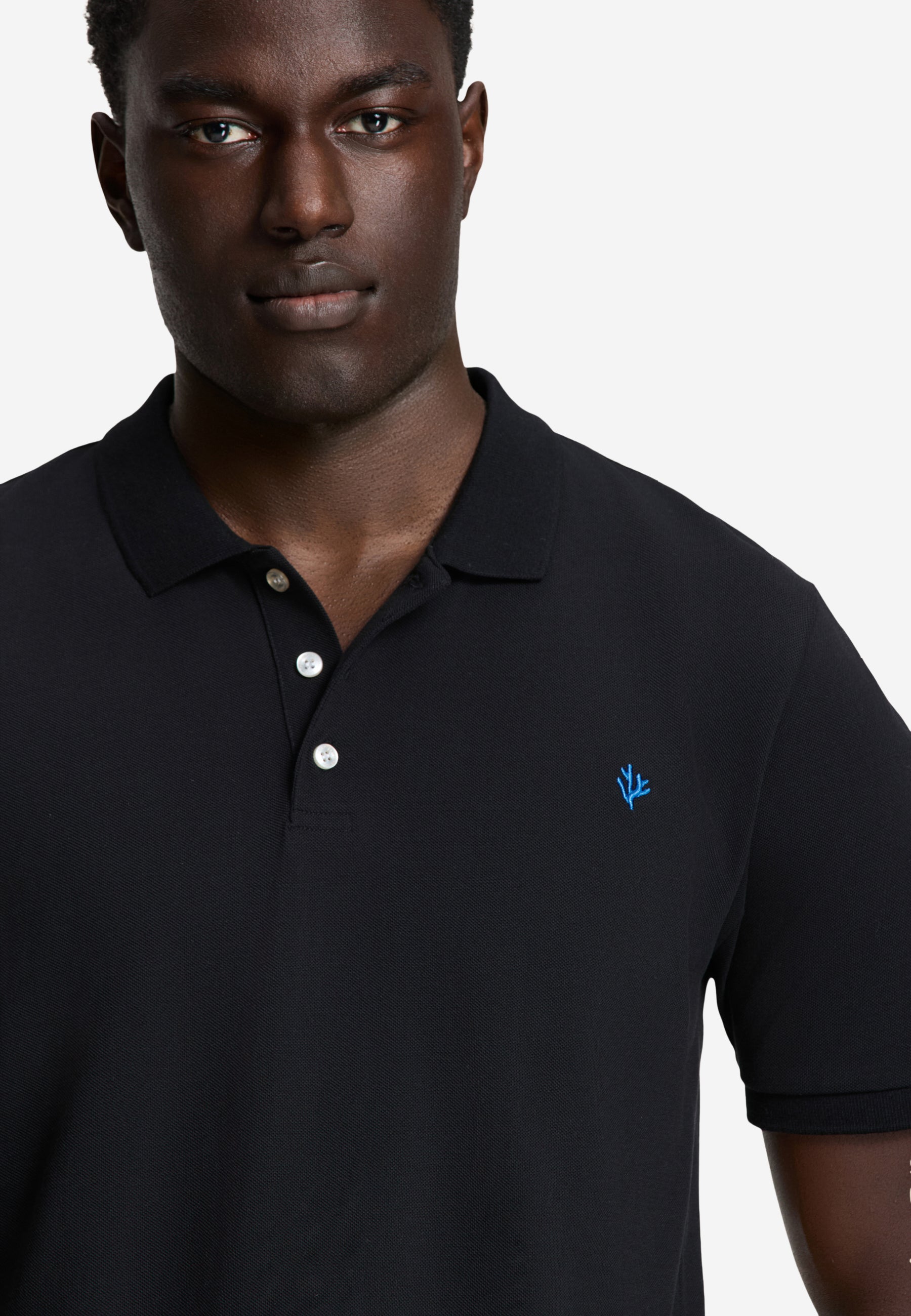 JUSTIN regular polo solid | black - Shiwi