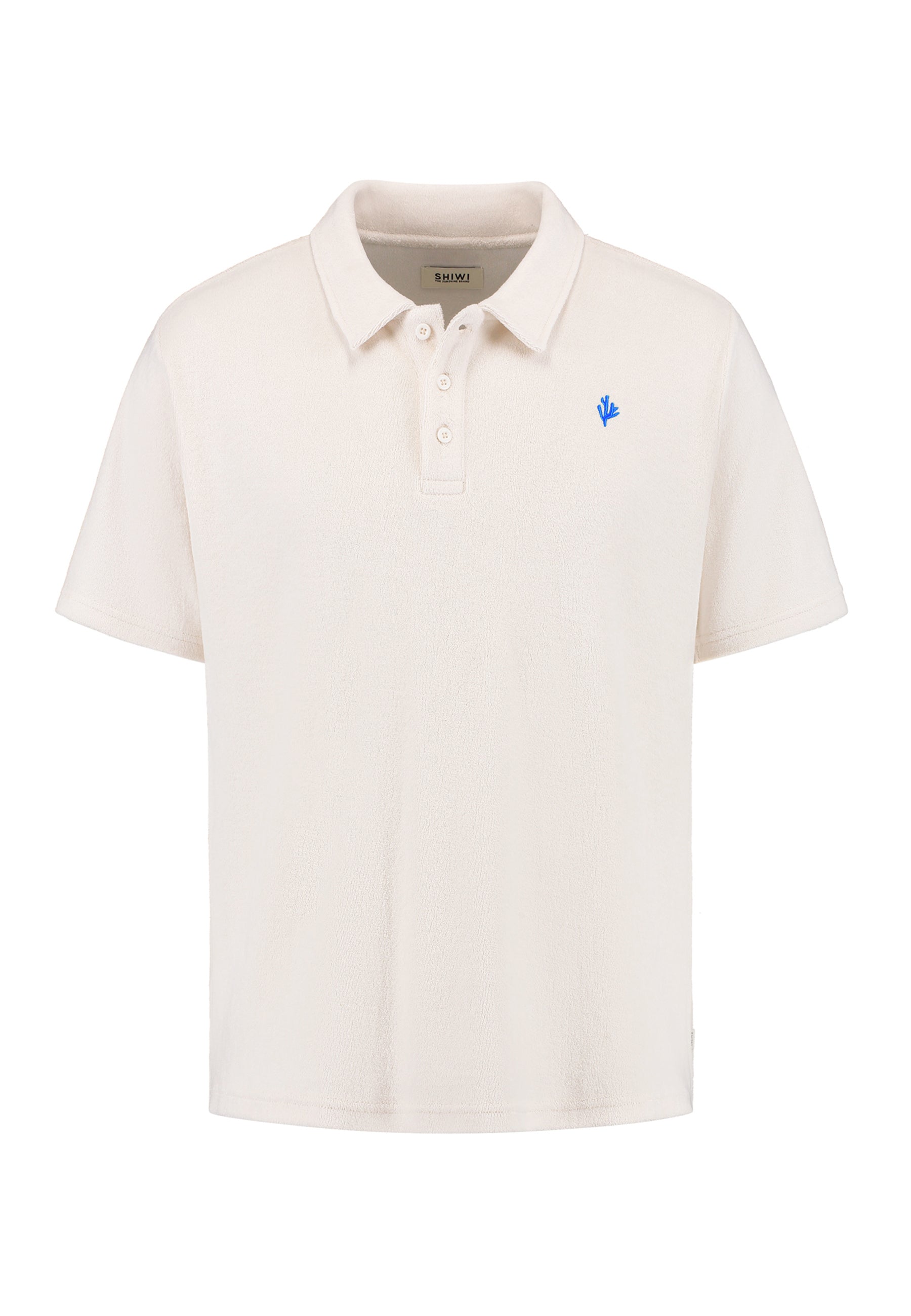 NICO toweling polo solid | white