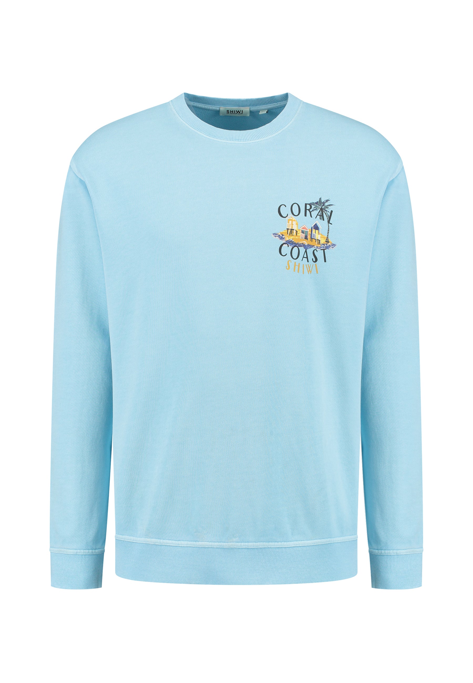 KYLE relaxed fit sweat sketched island | blue sky