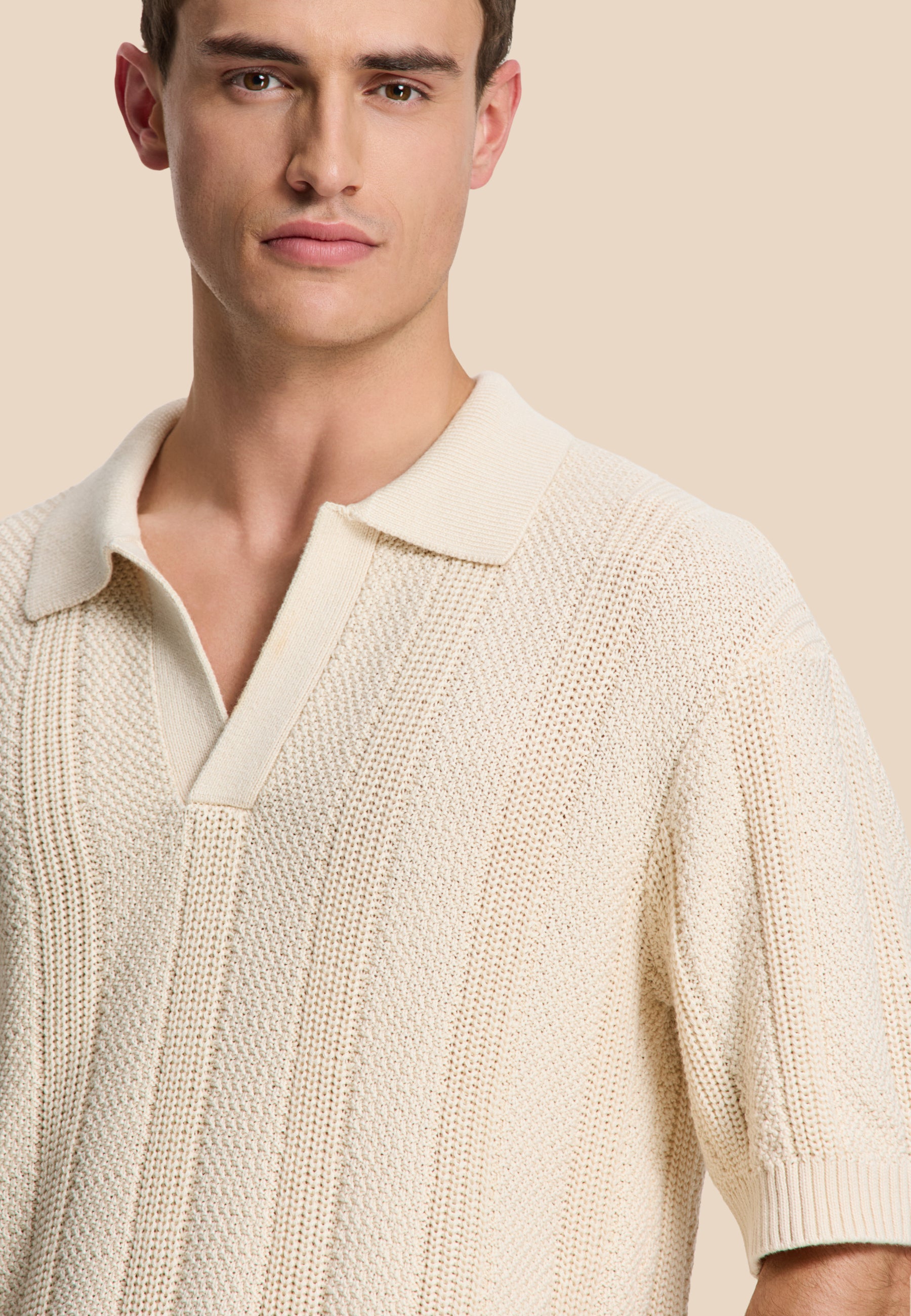 PITT knitted polo solid