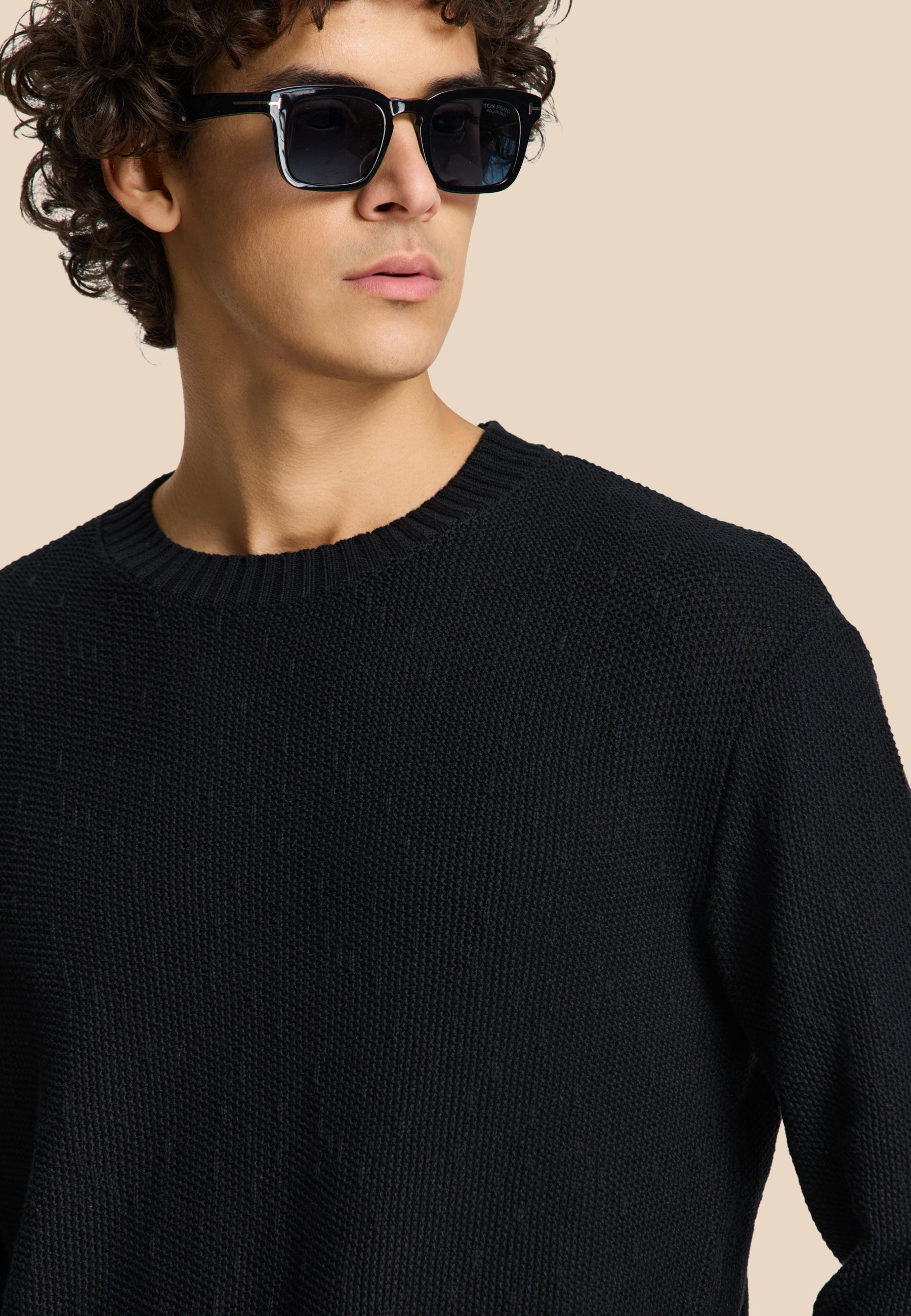 PALMER pullover solid | black