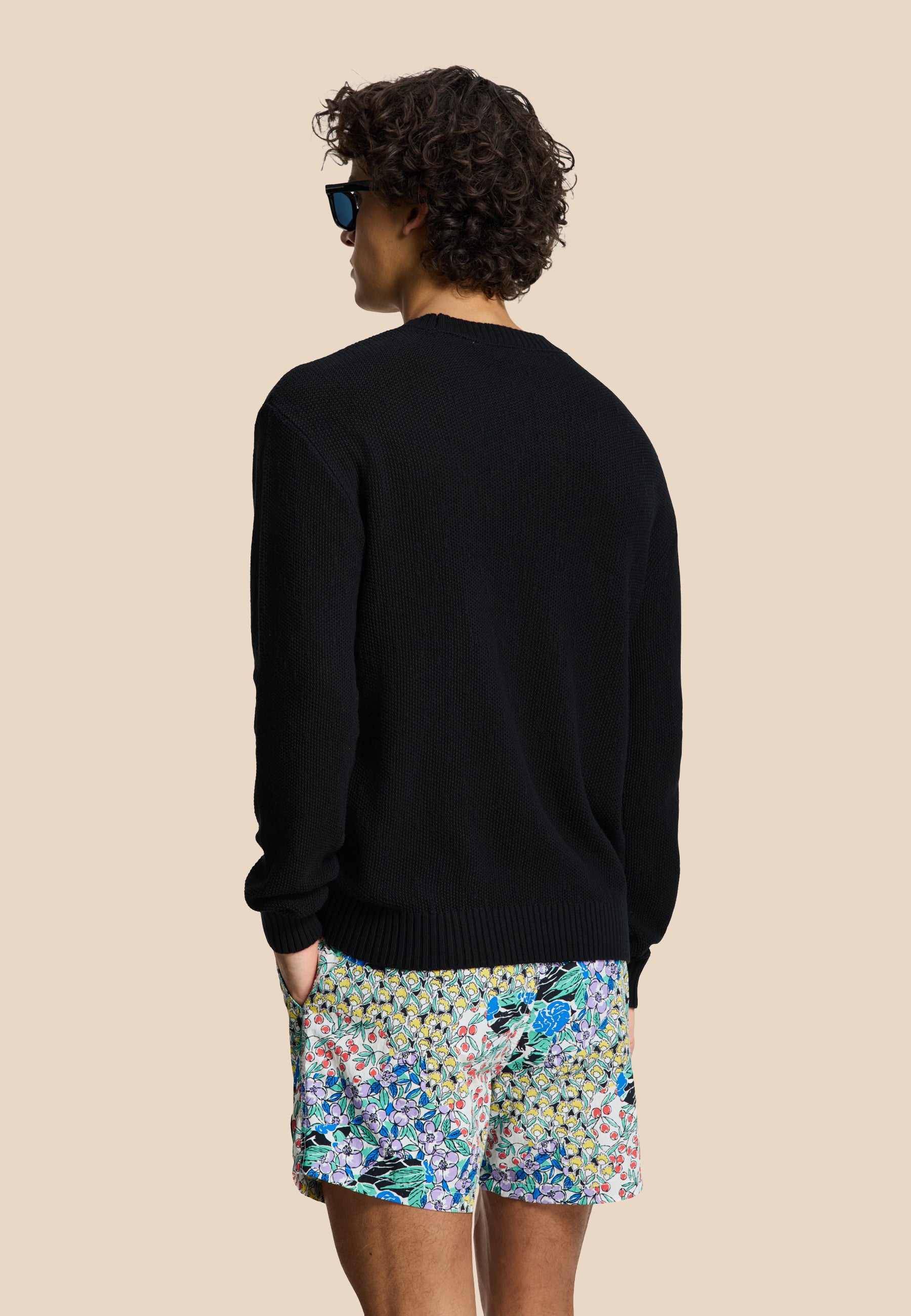PALMER pullover solid | black