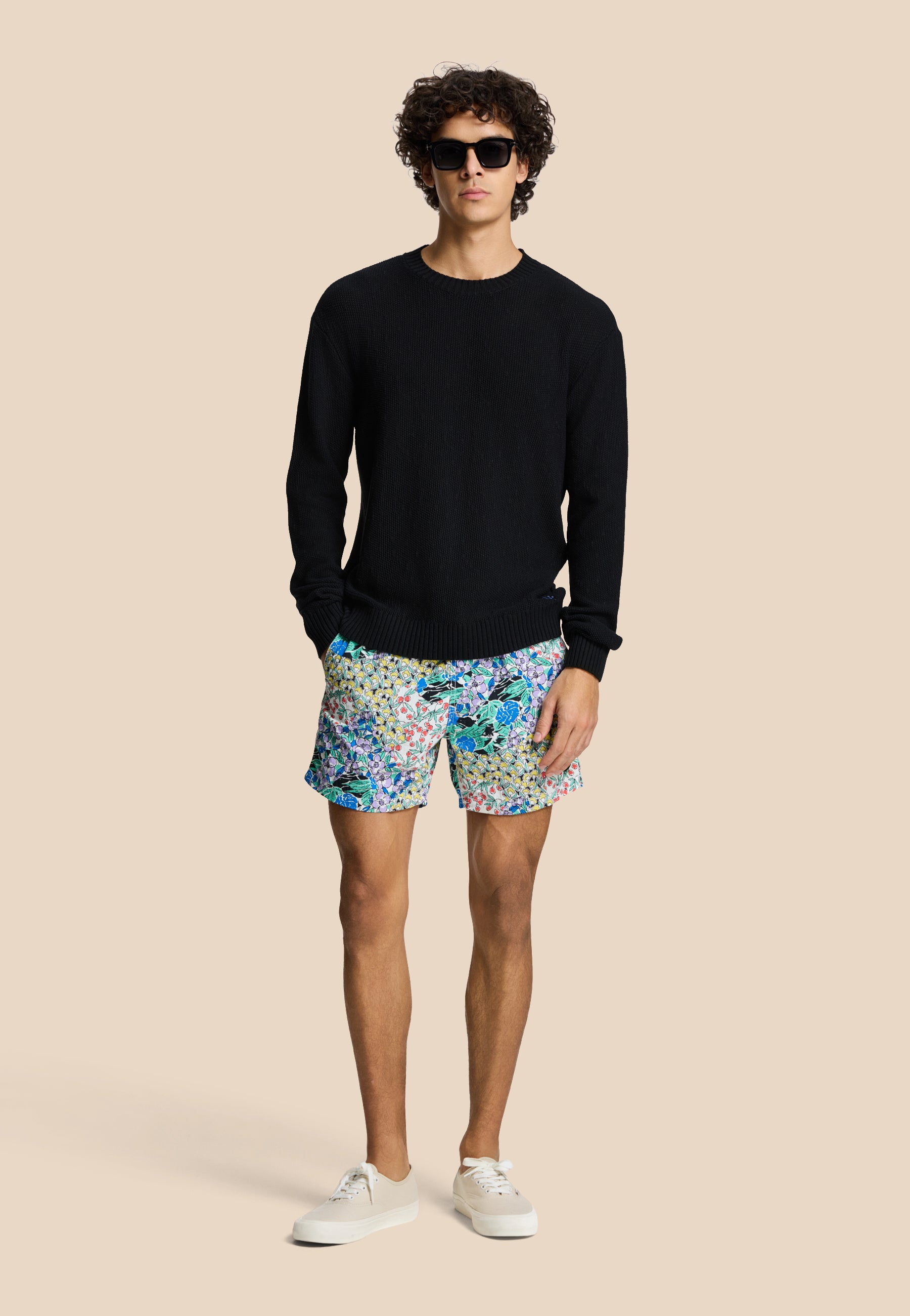 PALMER pullover solid | black