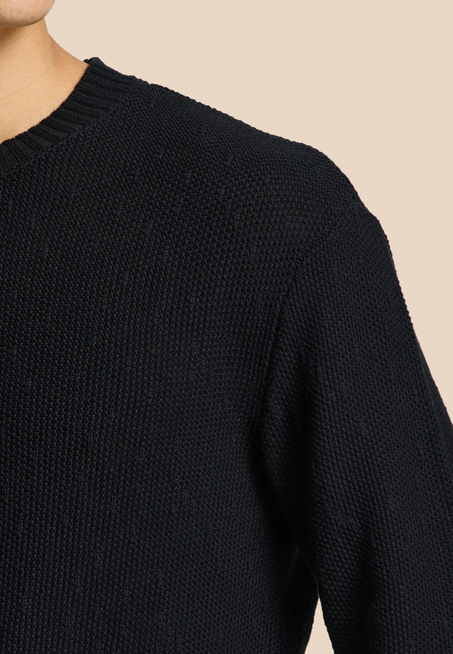 PALMER pullover solid | black