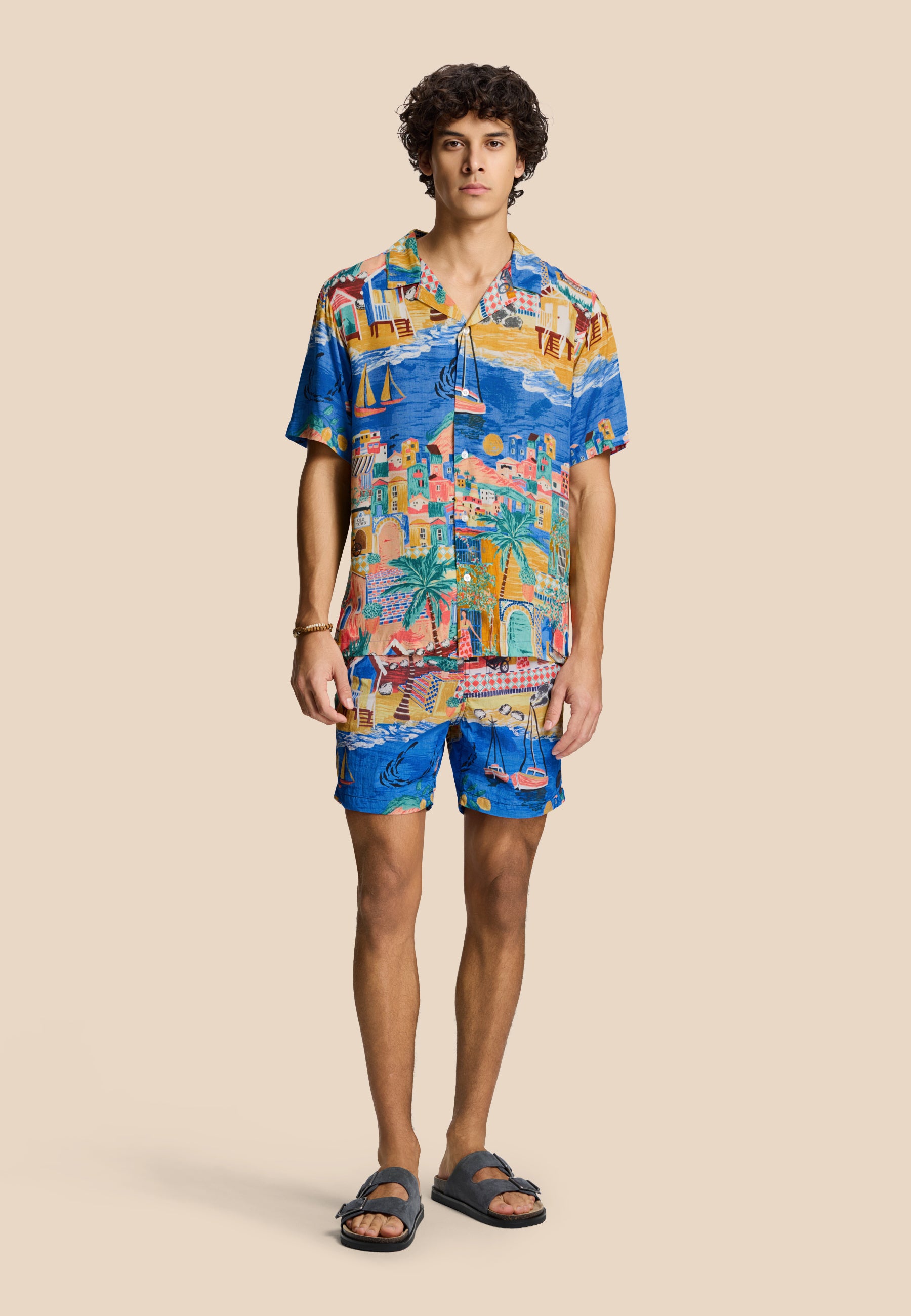 VIC short sleeve shirt shiwi island | multi
