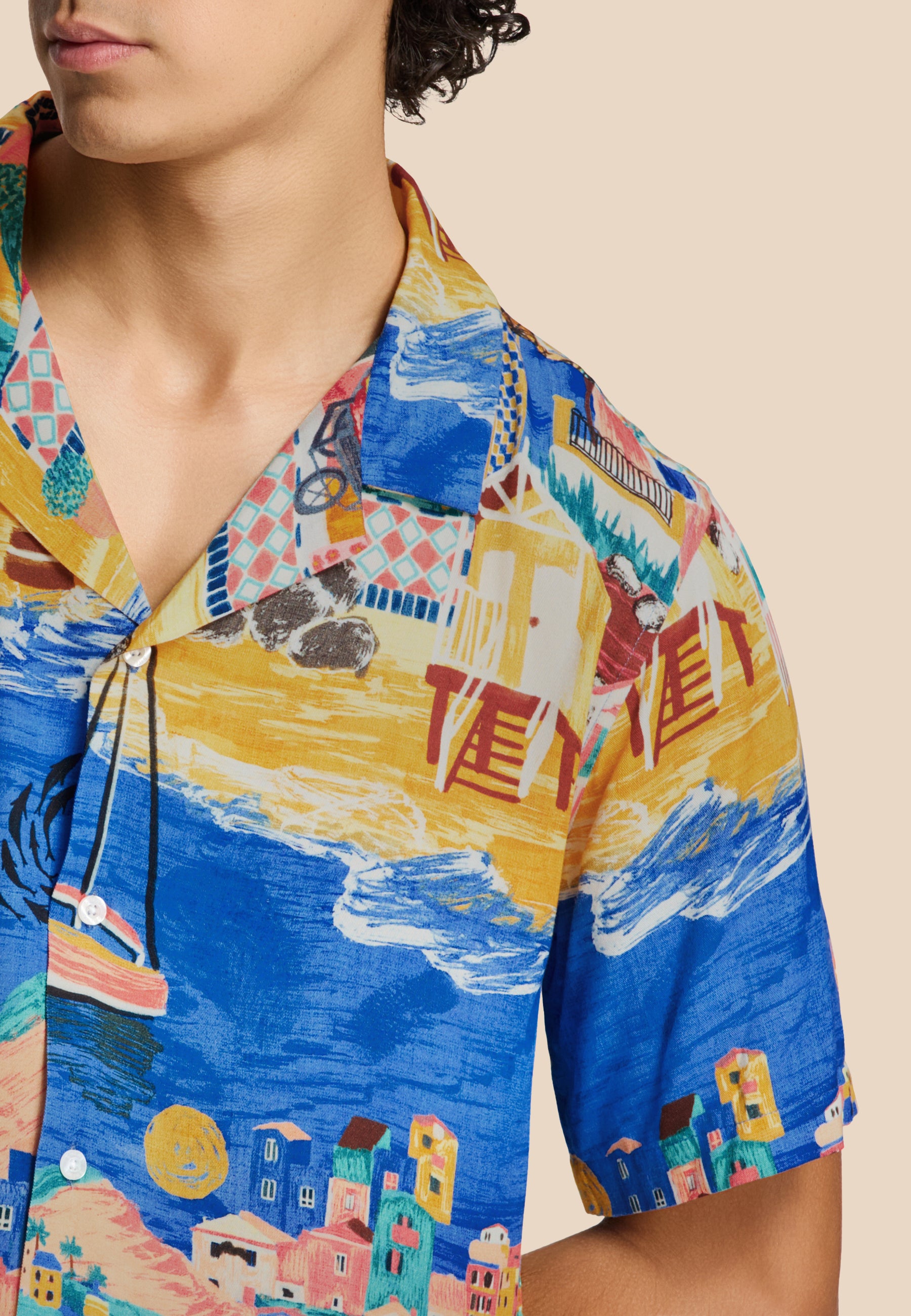 VIC short sleeve shirt shiwi island | multi