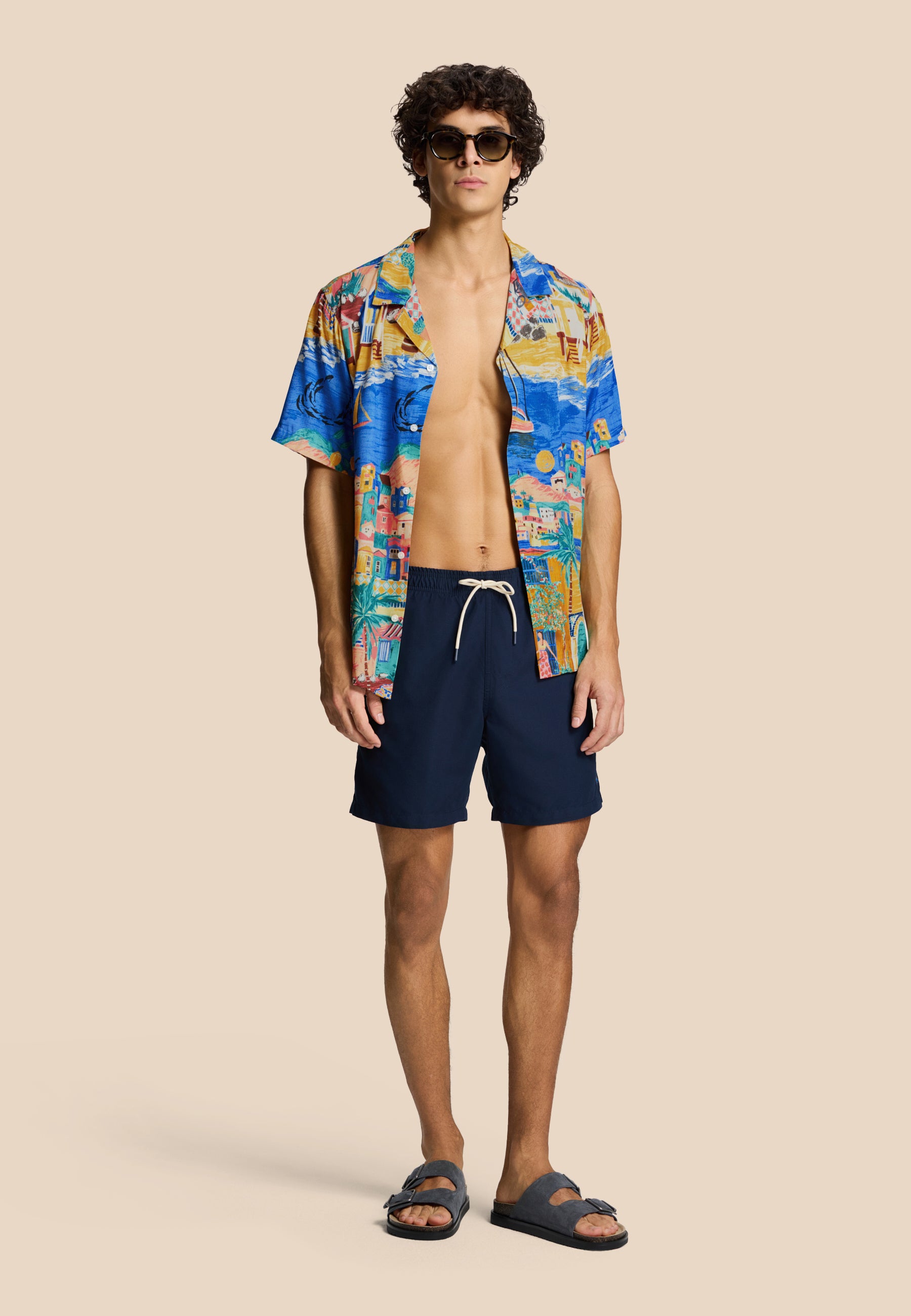 VIC short sleeve shirt shiwi island | multi