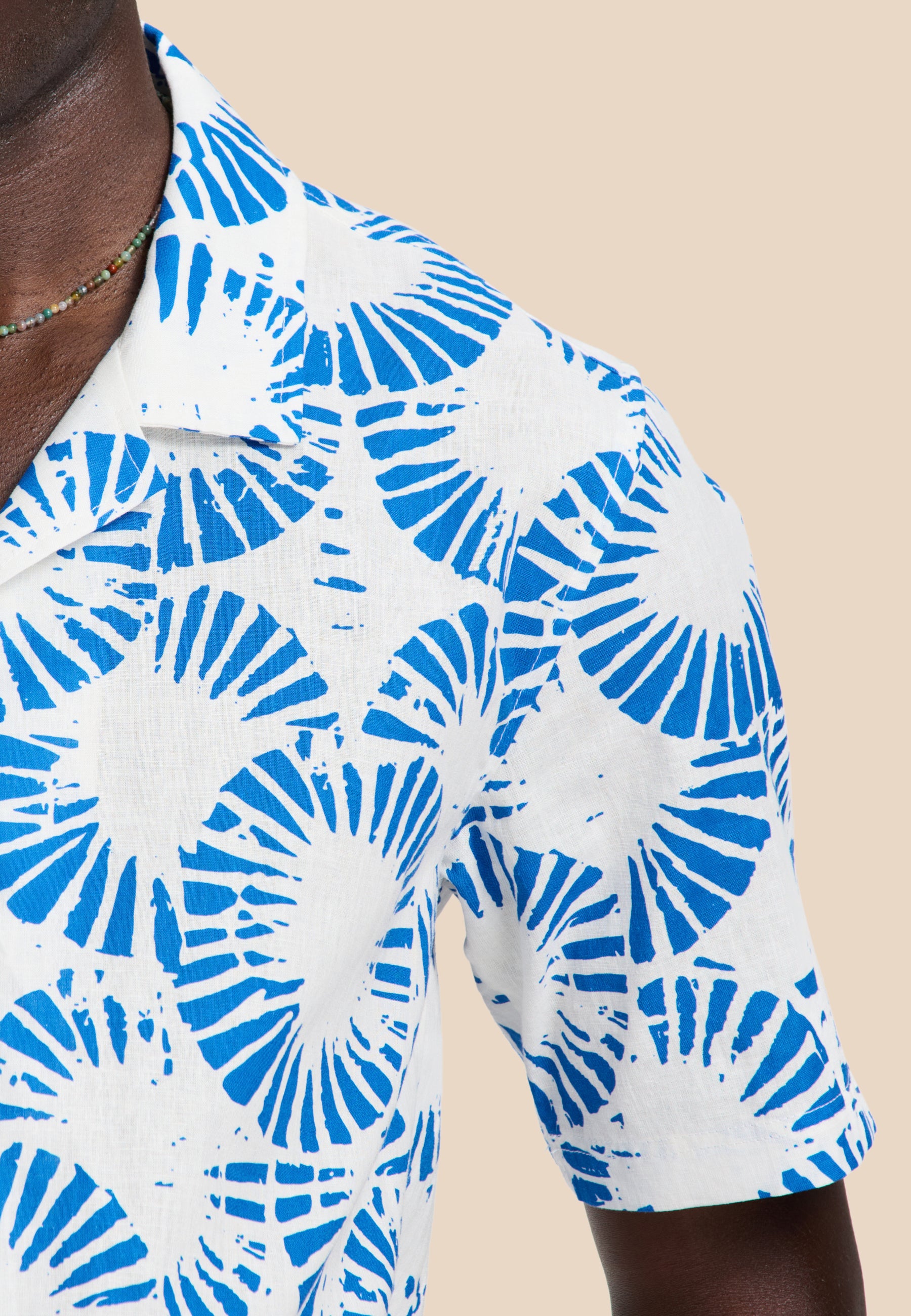VIC short sleeve shirt ripple | white