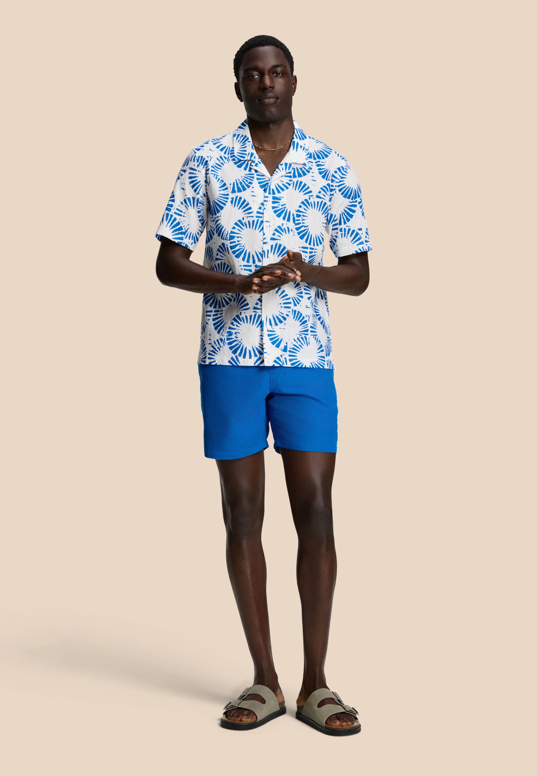 VIC short sleeve shirt ripple | white