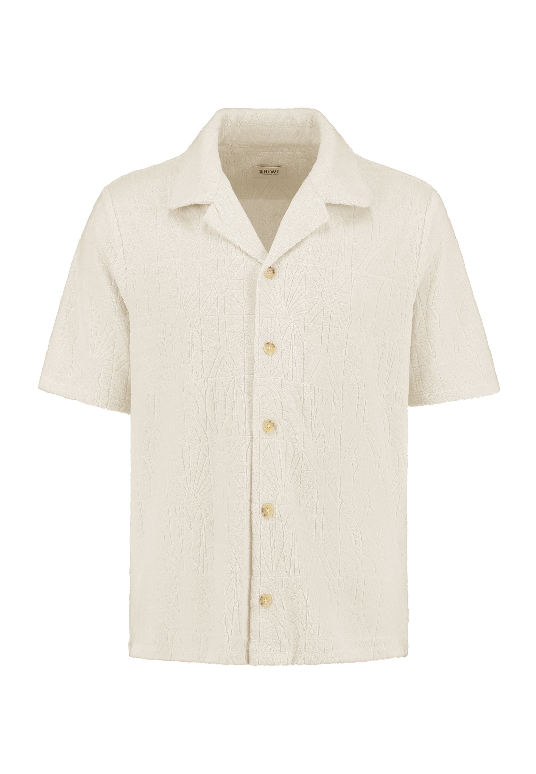 TED short sleeve shirt geo sun | beige