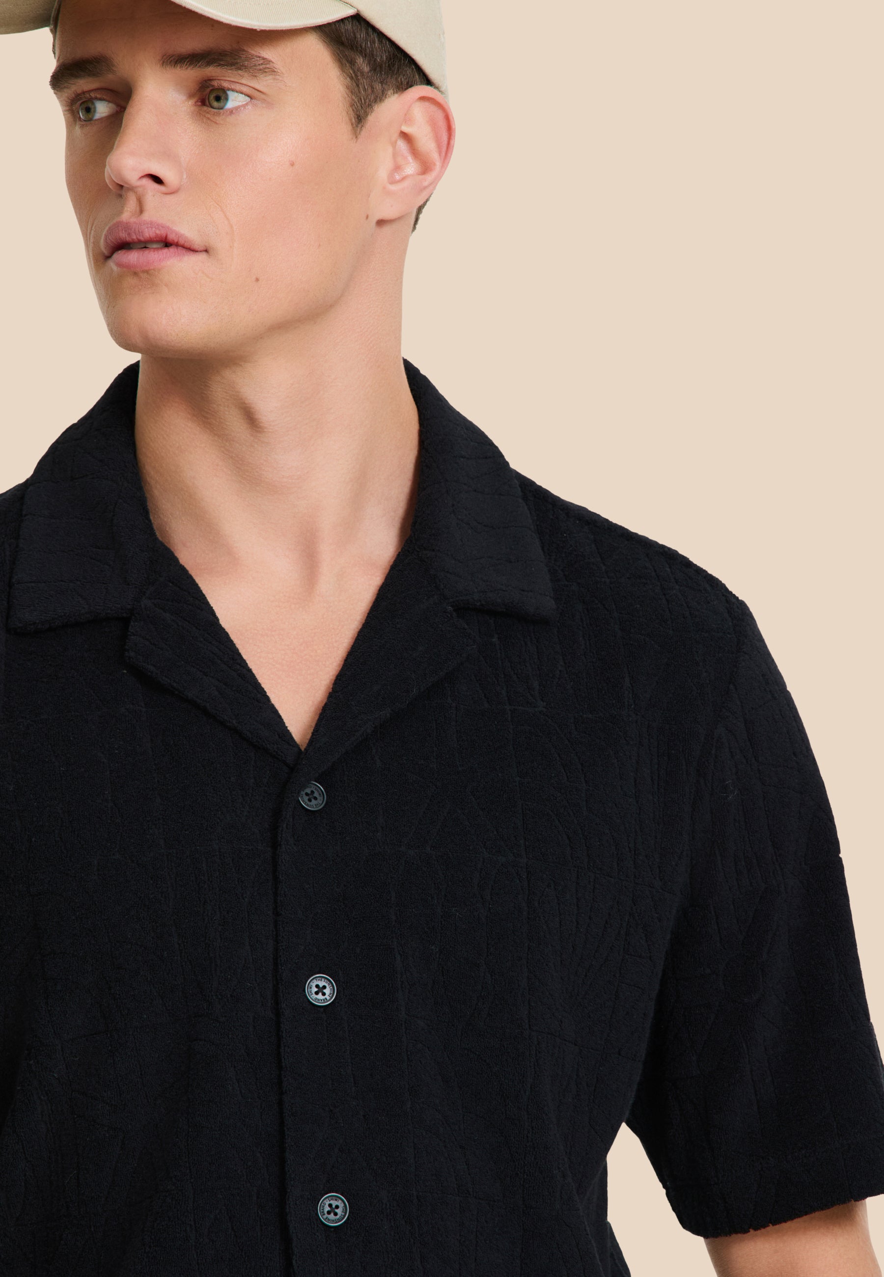 TED short sleeve shirt geo sun | black