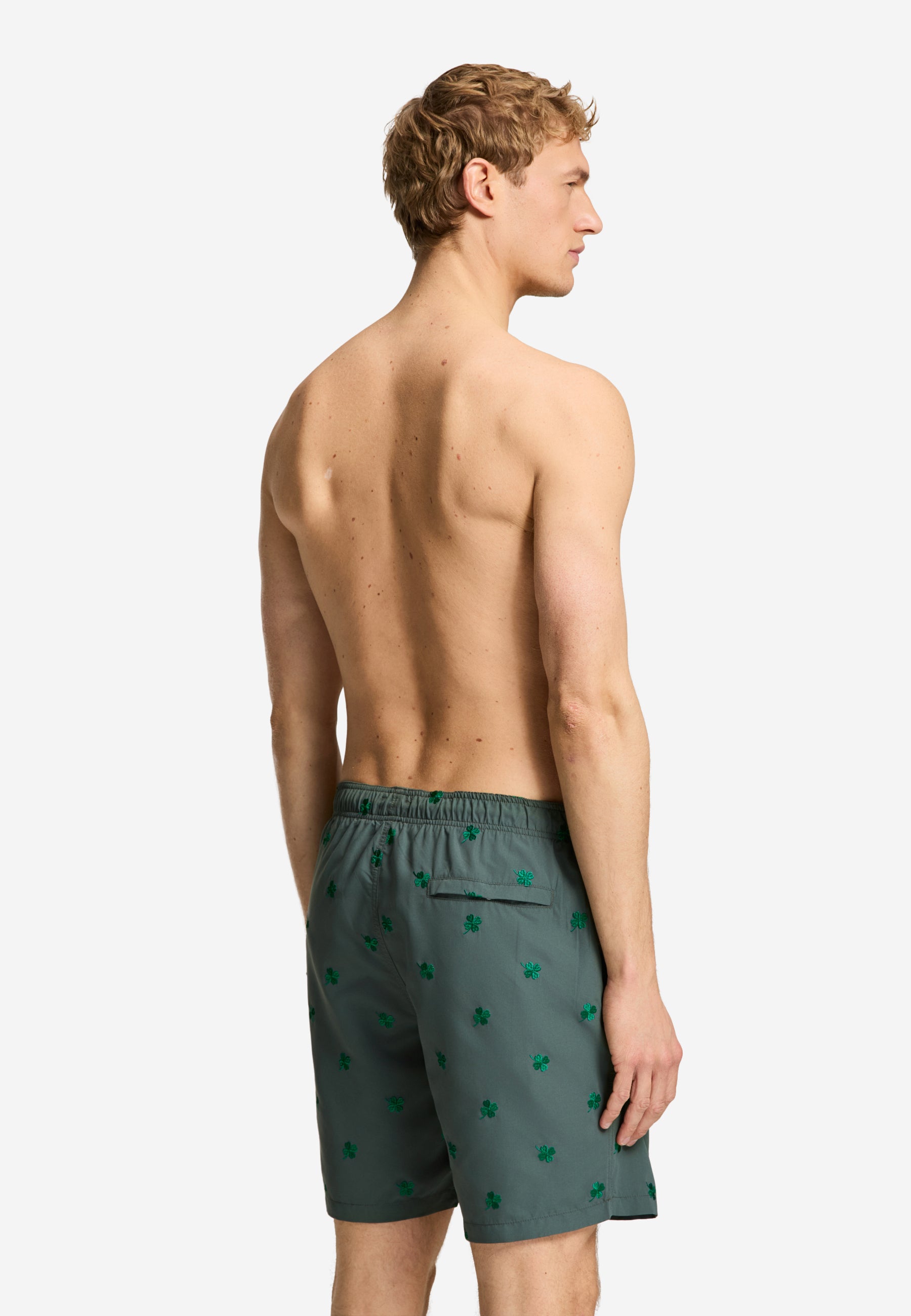 MIKE swim shorts clover | green smokey
