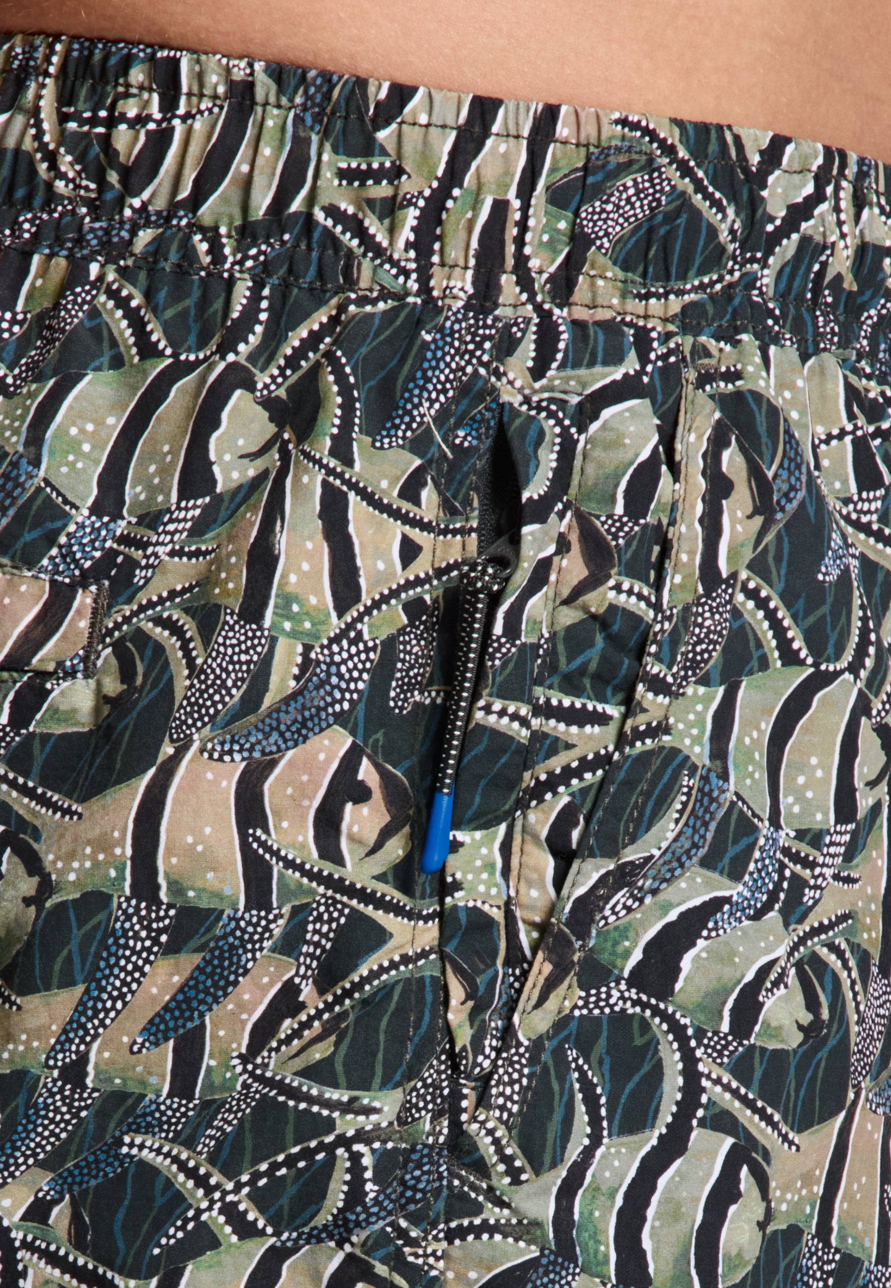 NATE QUICK DRY swim shorts angle fish | beige - Shiwi