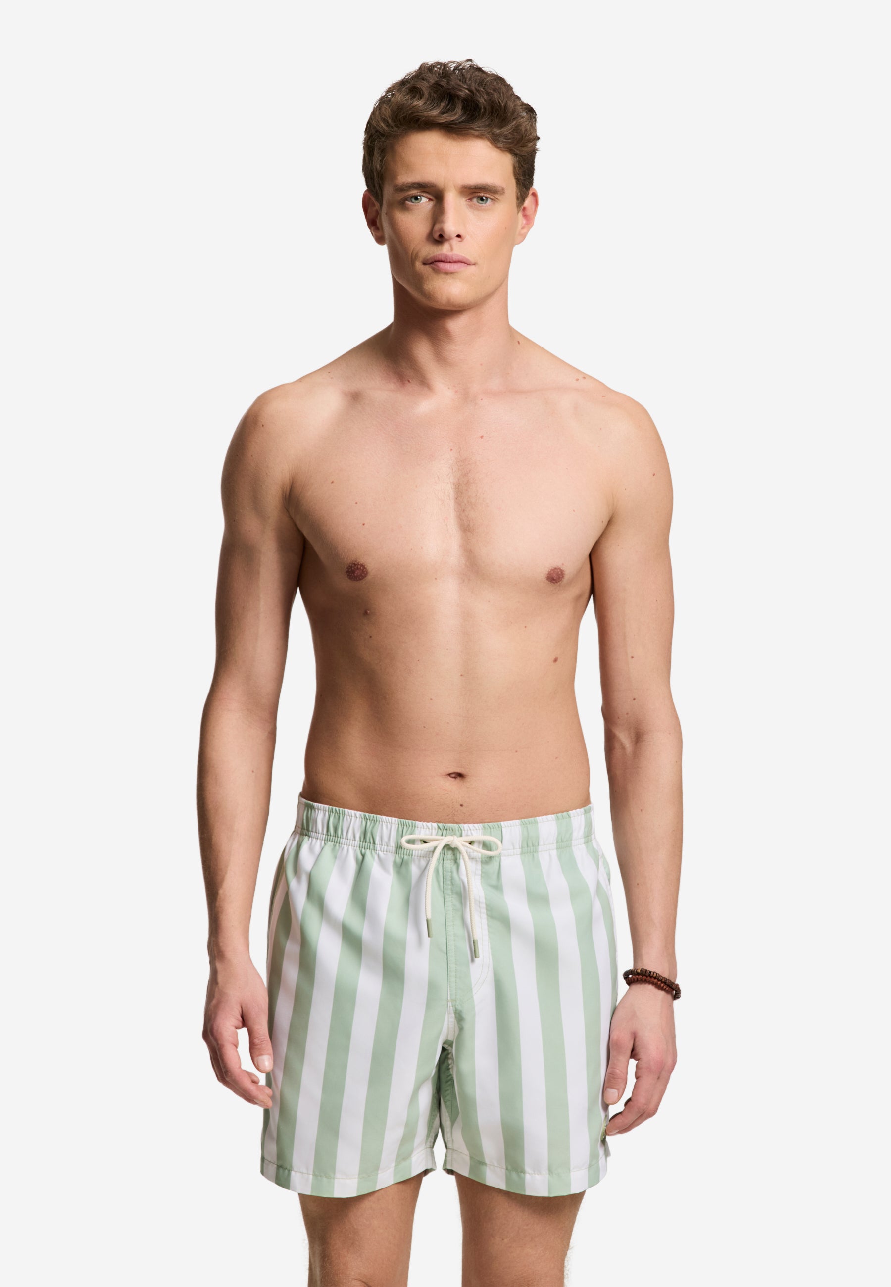 MAC swim shorts broad stripe | green dust - Shiwi