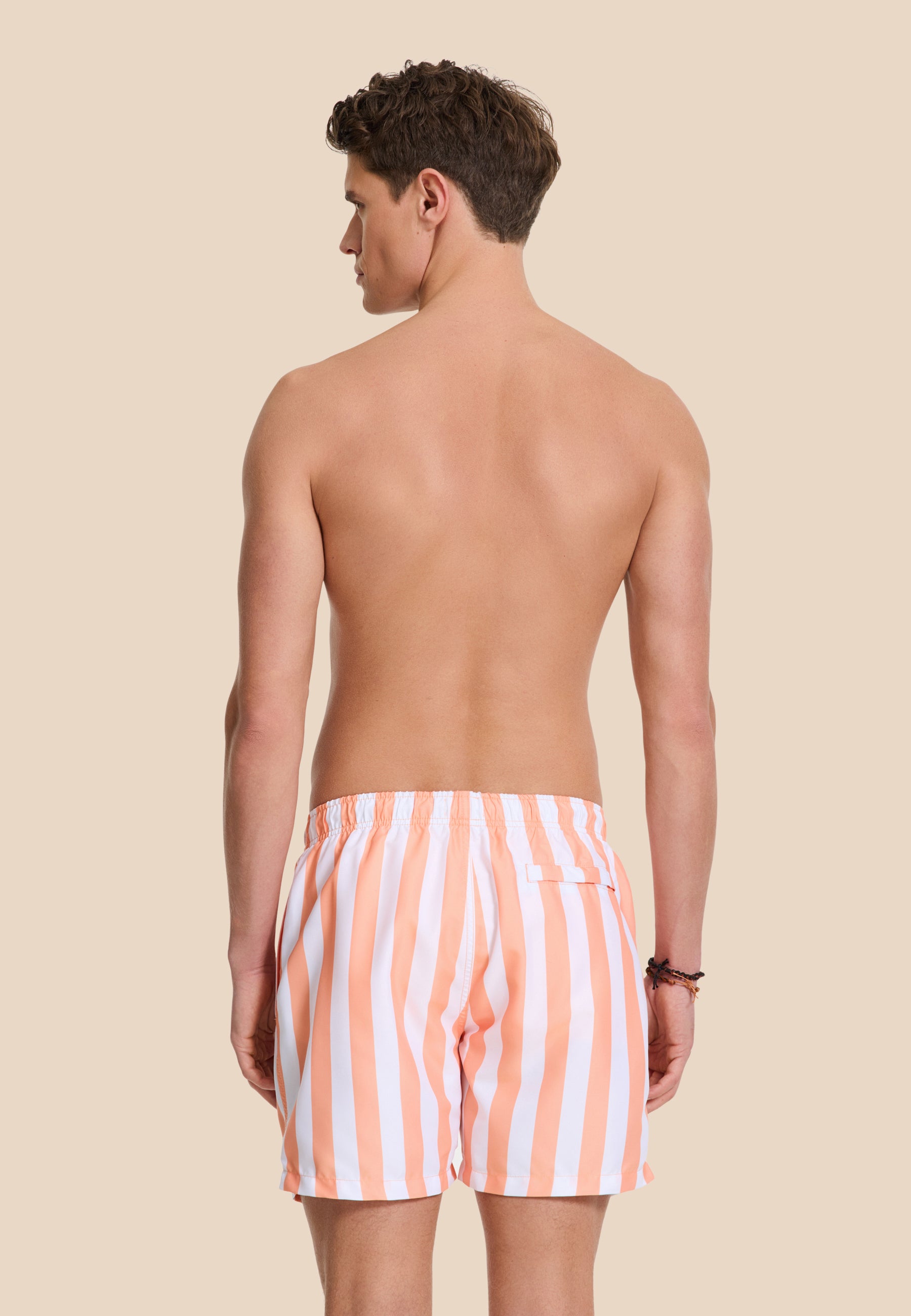 MAC swim shorts broad stripe | orange sun
