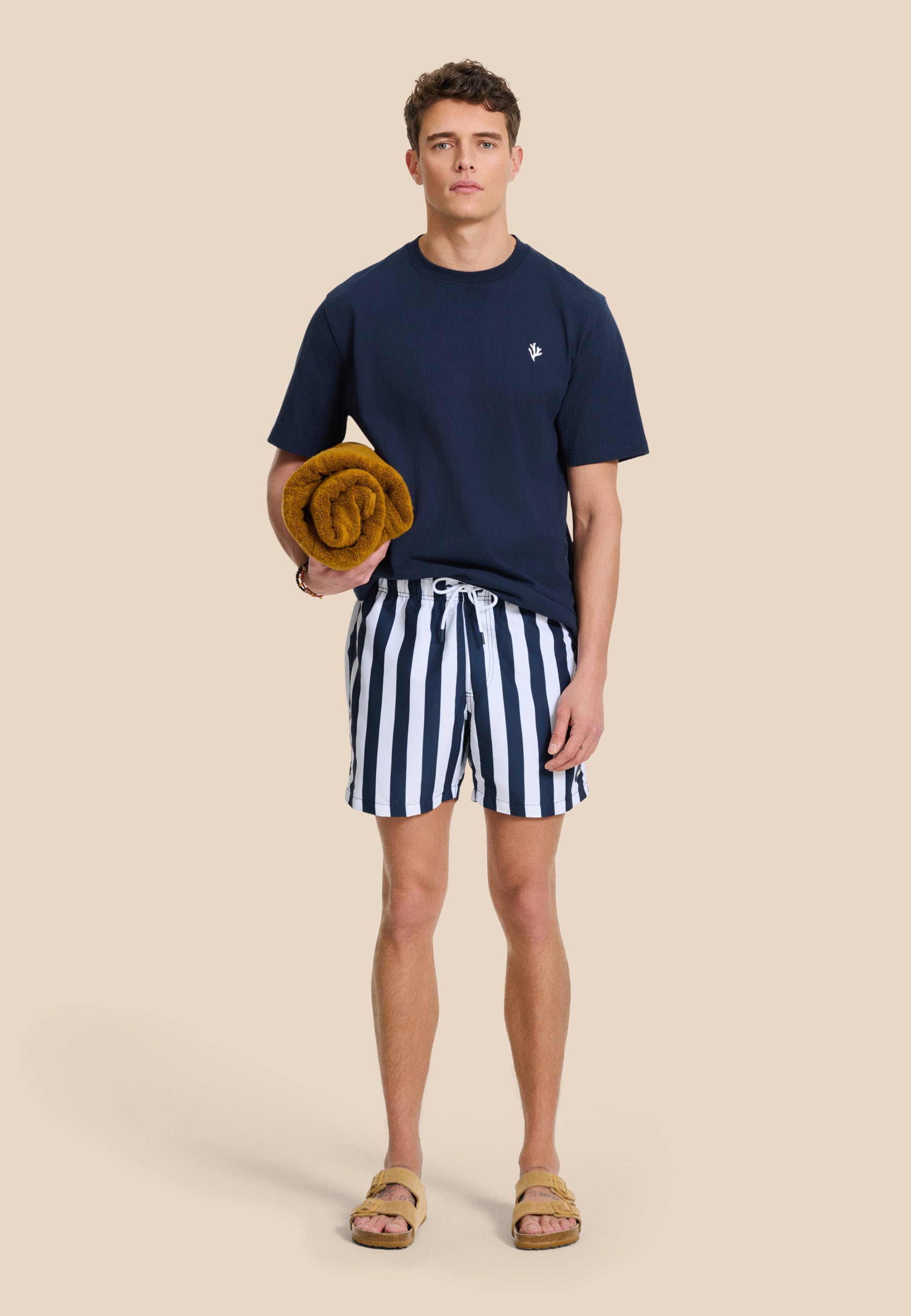 MAC swim shorts broad stripe | dark navy