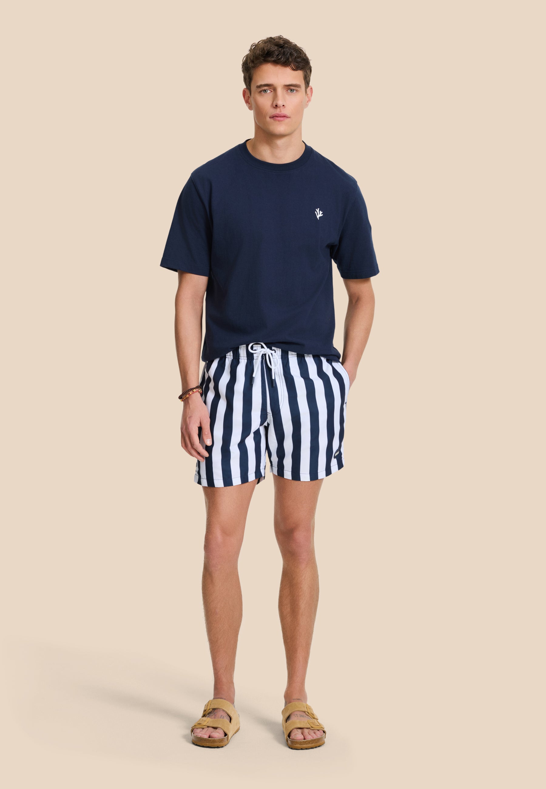 MAC swim shorts broad stripe | dark navy