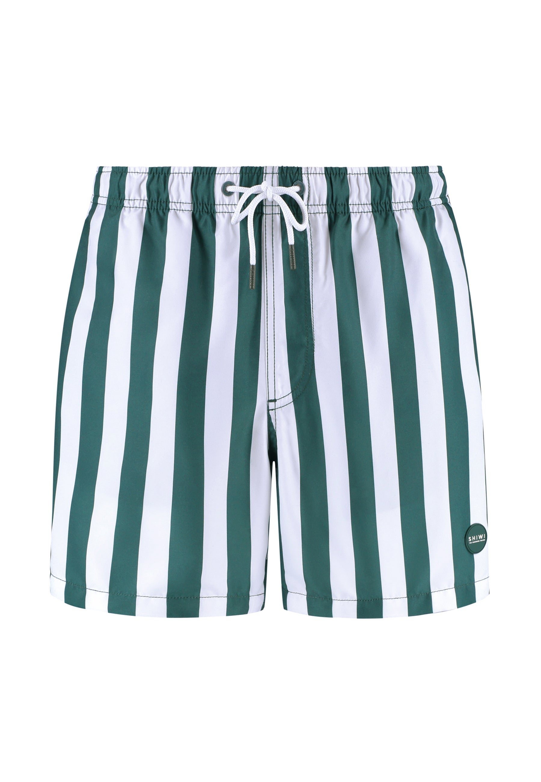 MAC swim shorts broad stripe | green leaf