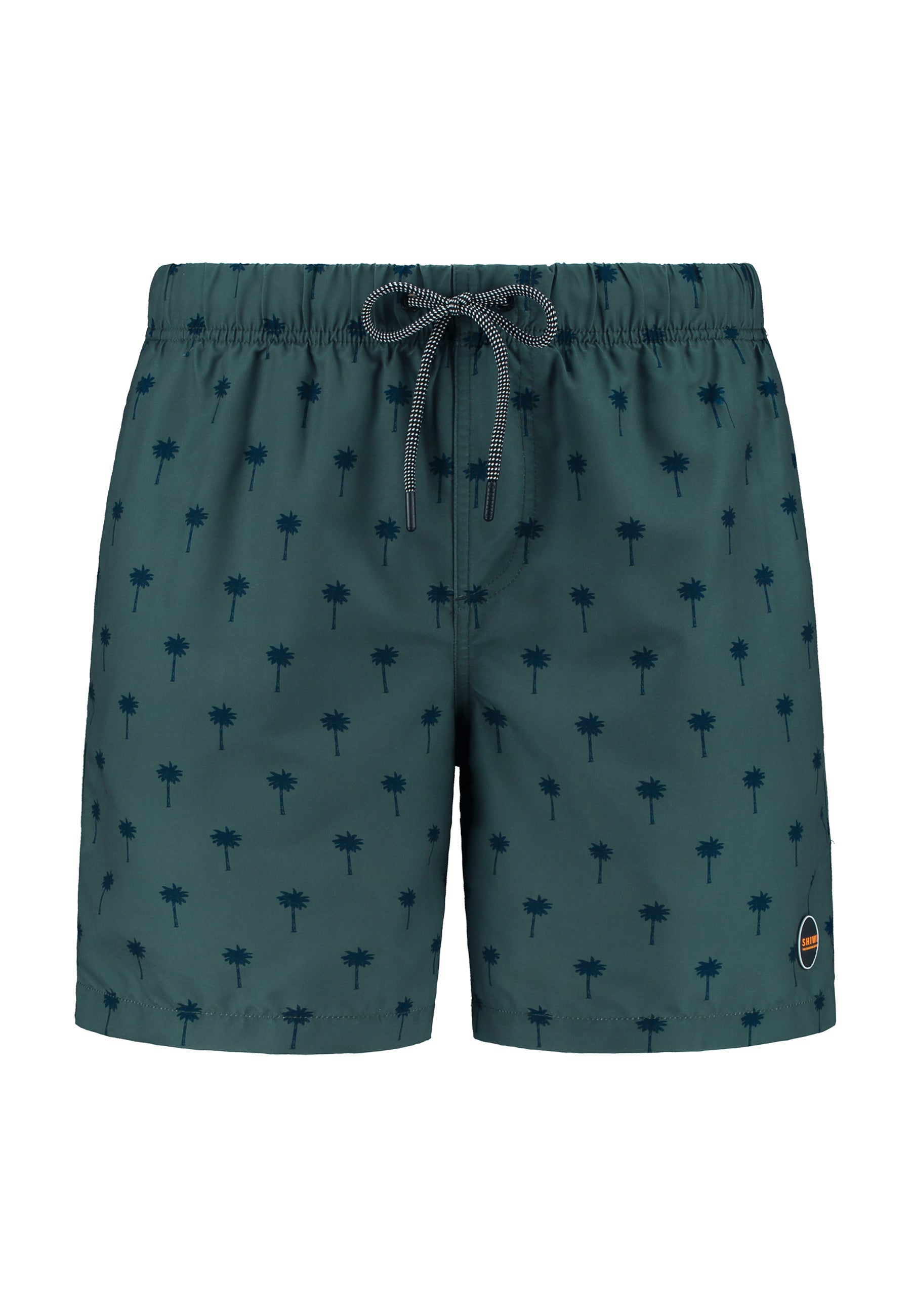 MIKE swim shorts scratched shiwi palm | smokey green